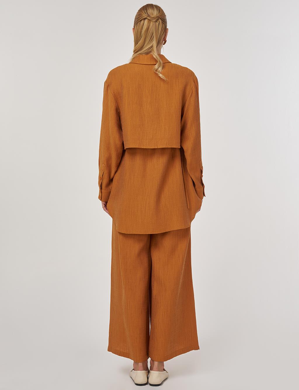 Aller-Detail Two-Piece Set in Pumpkin