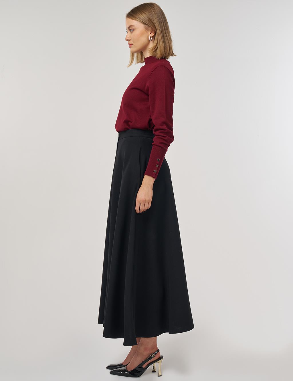 Kloş Etek Siyah 