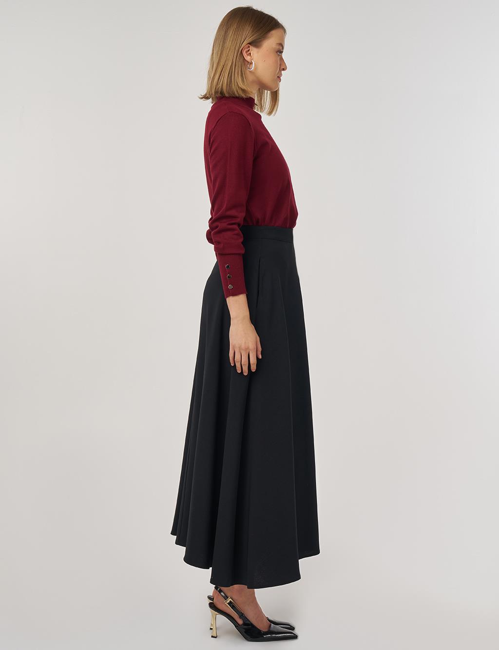 Kloş Etek Siyah 
