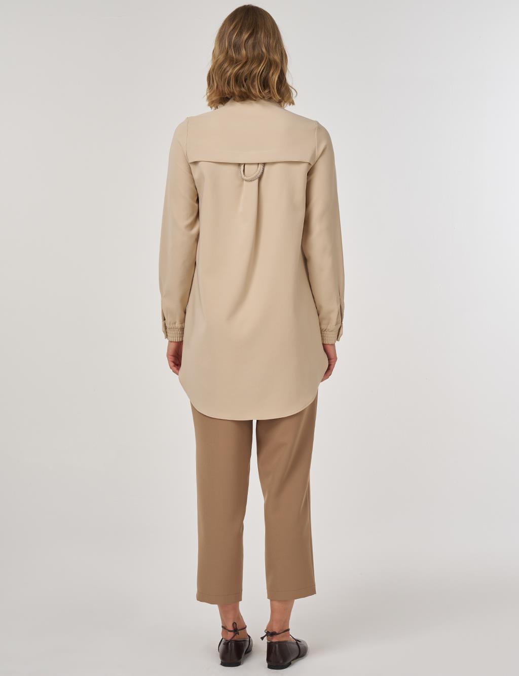 Dikiş Detaylı Tunik Taş 