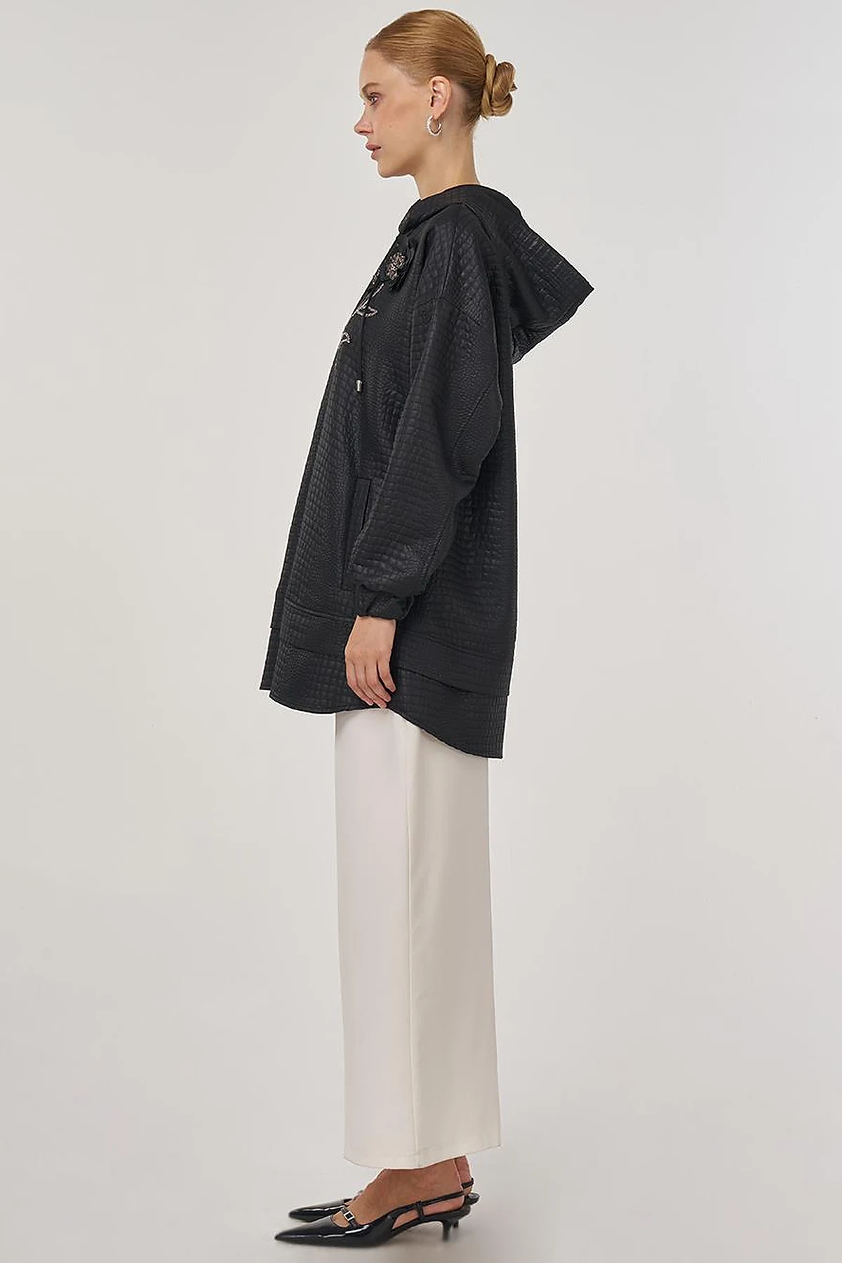 Embroidered Sweatshirt Black