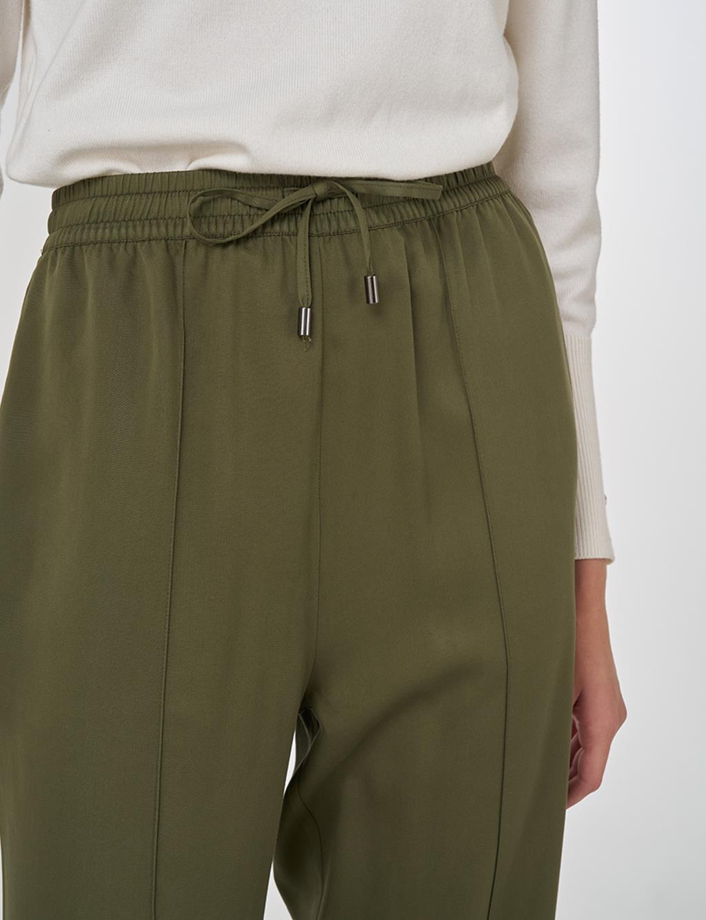 Çima Dikişli Pantolon Haki 