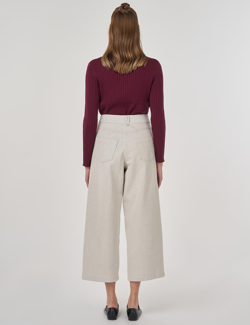 Marine Fit Denim Pants in Gray