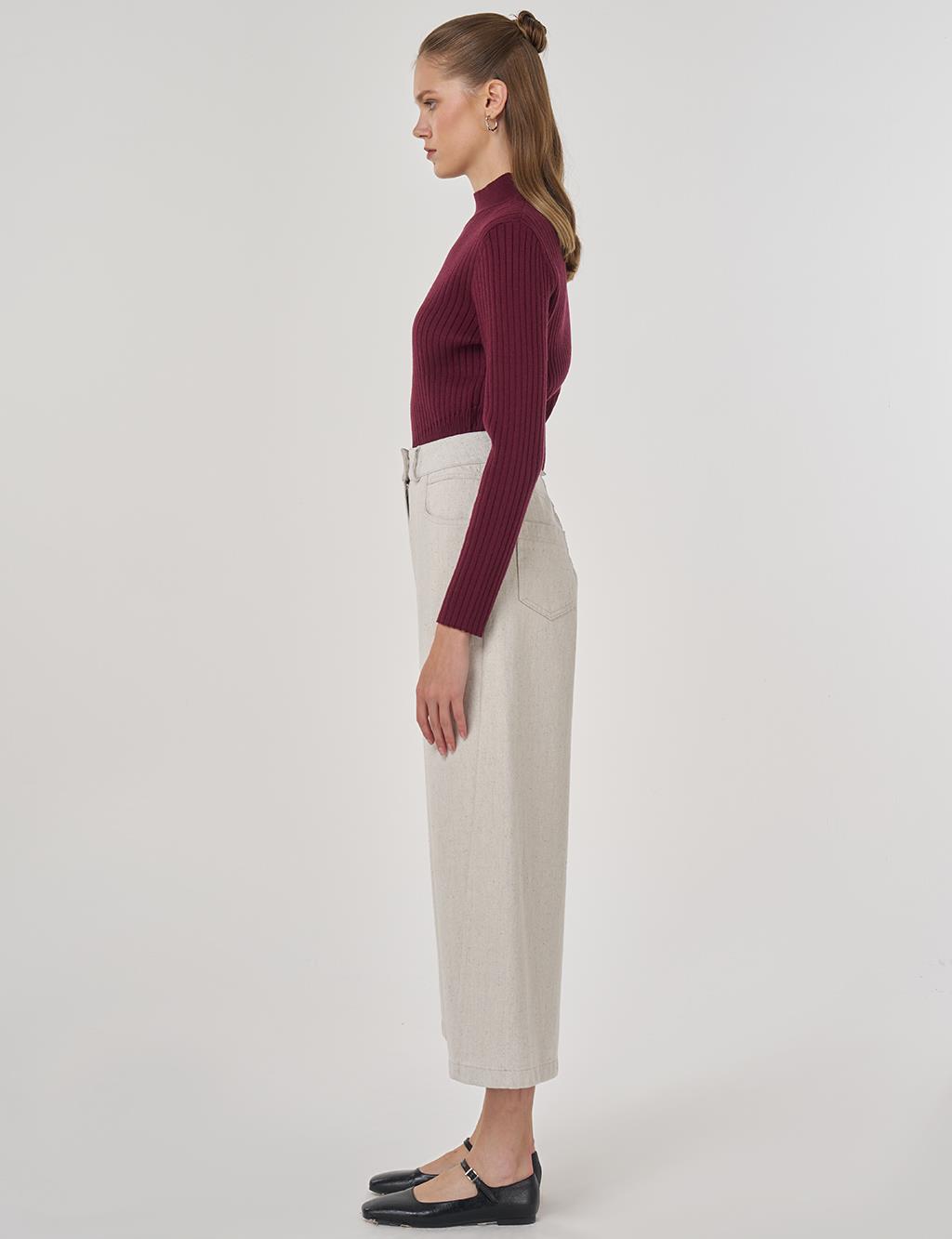 Marine Fit Denim Pants in Gray