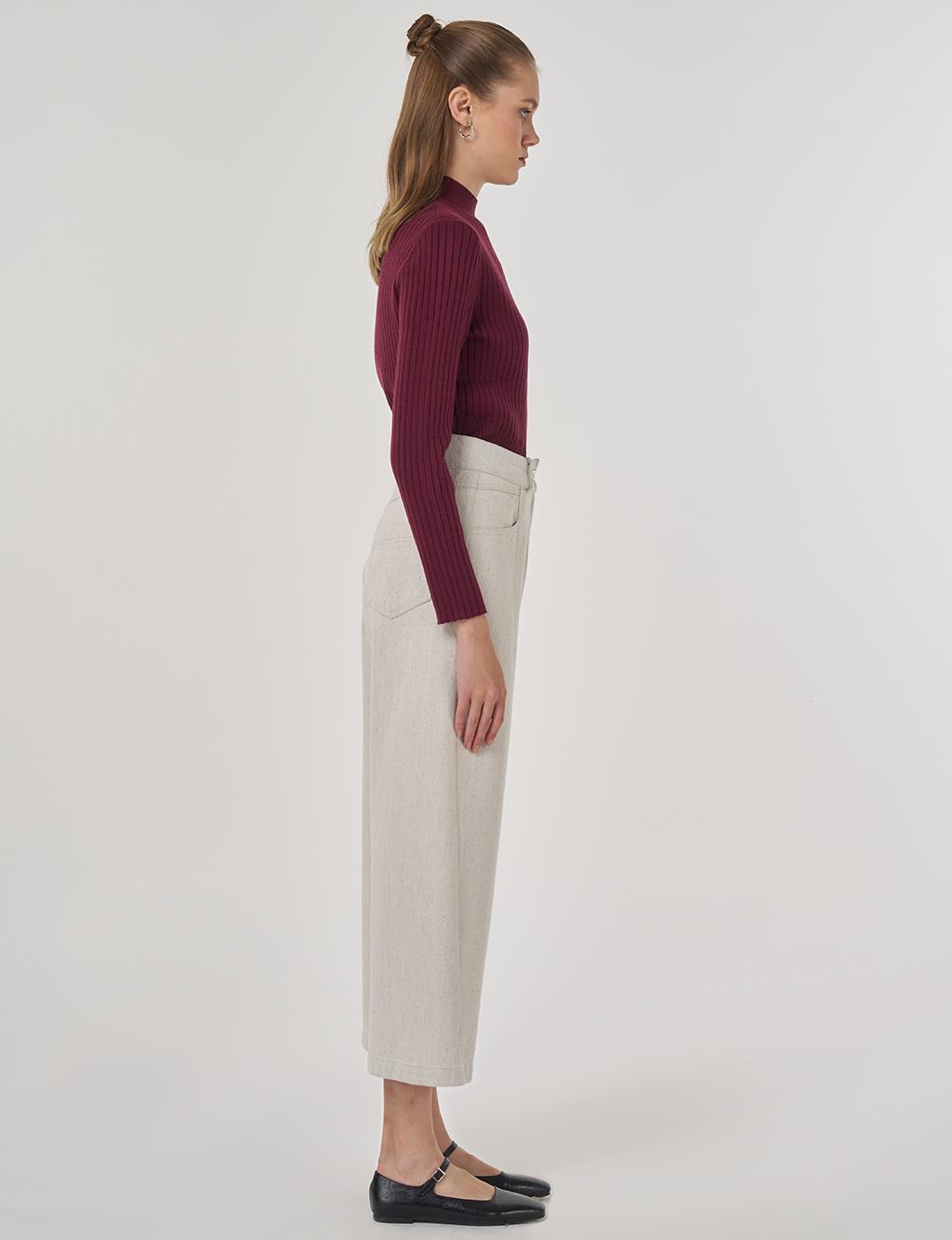 Marine Fit Denim Pants in Gray