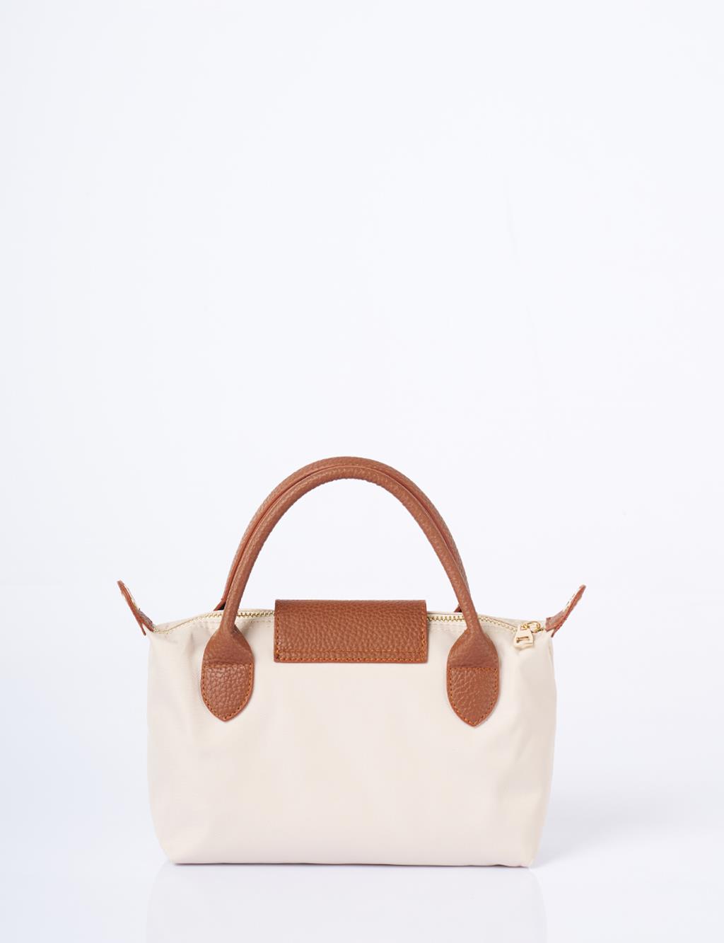Medium Fabric Bag Cream