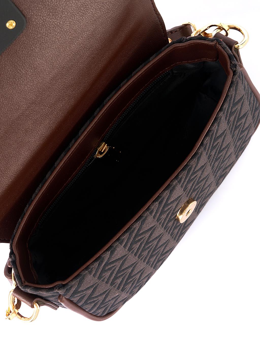 Monogram Baget Çanta Kahve