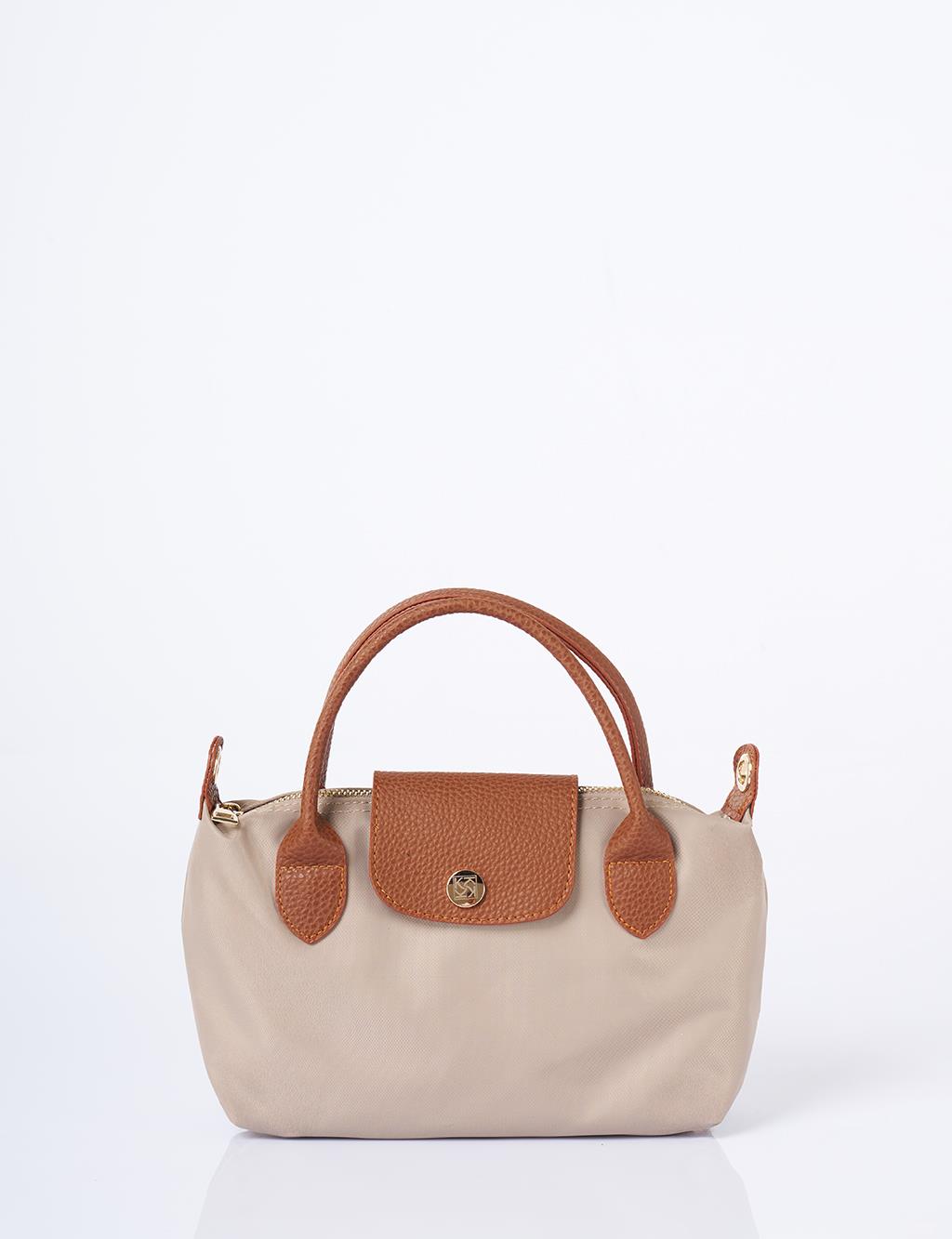 Medium Fabric Bag Stone