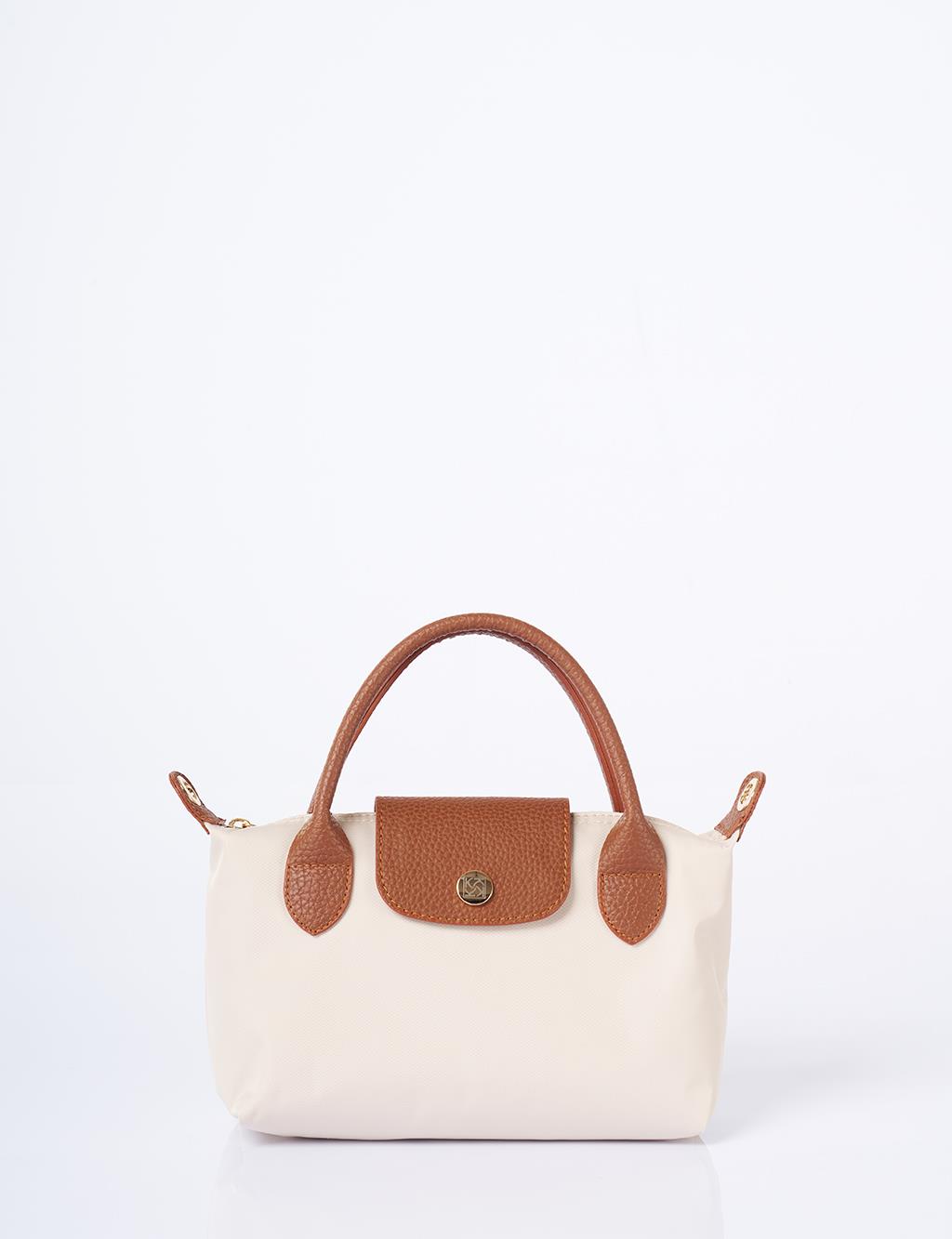 Medium Fabric Bag Cream