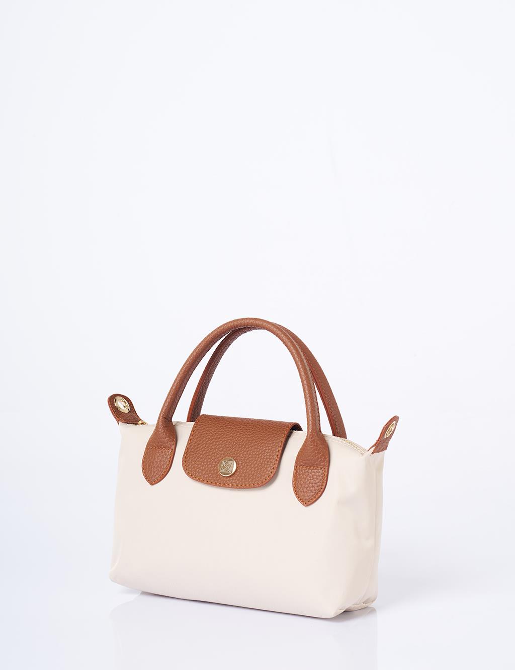 Medium Fabric Bag Cream