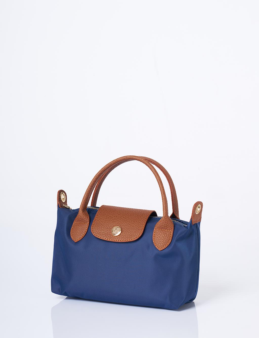 Orta Boy Kumaş Çanta Lacivert
