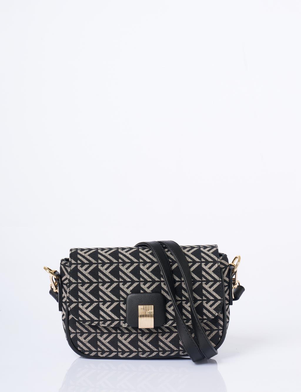 Monogram Baguette Bag Black