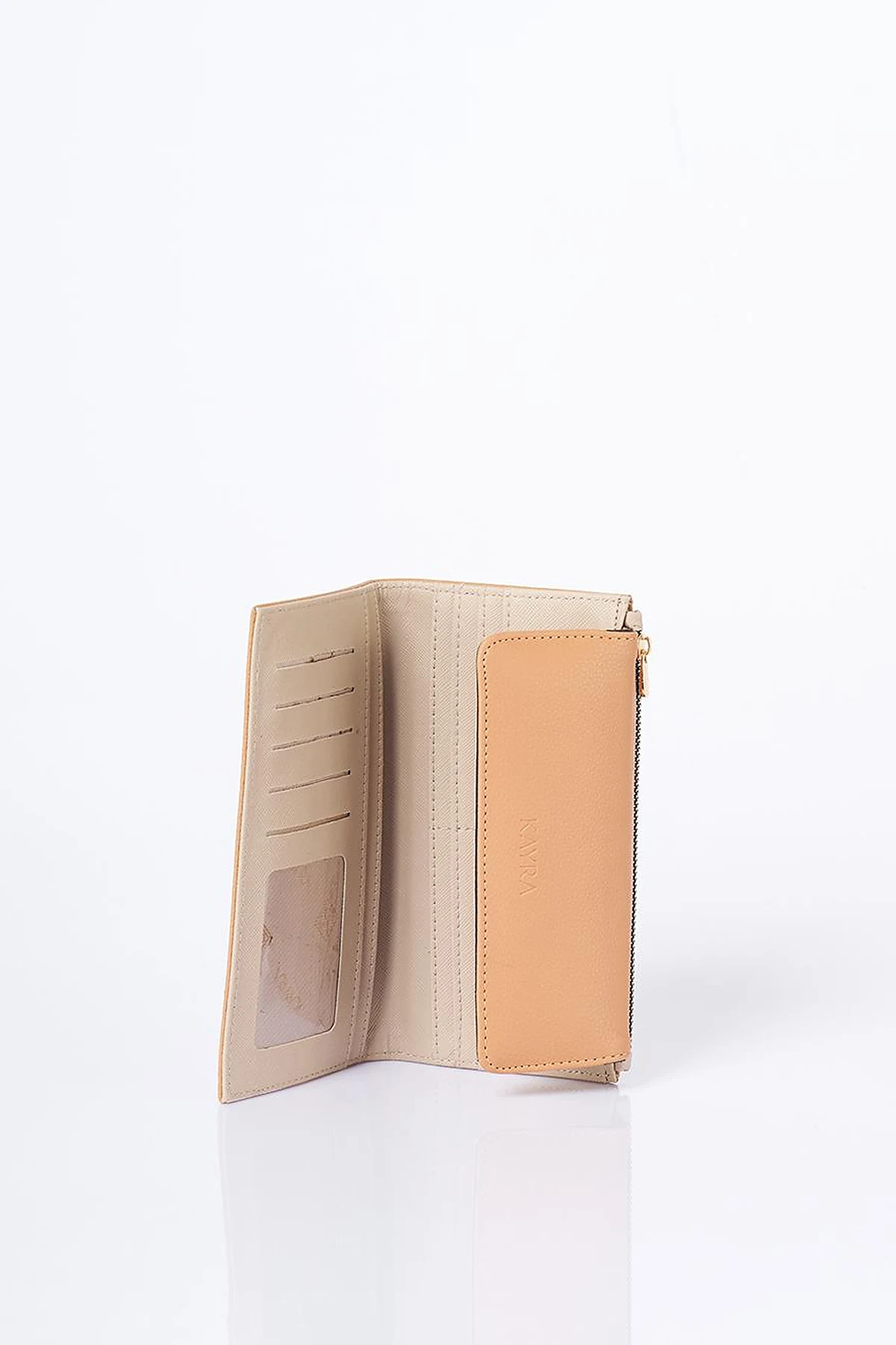 Magnetic Closure Wallet Camel