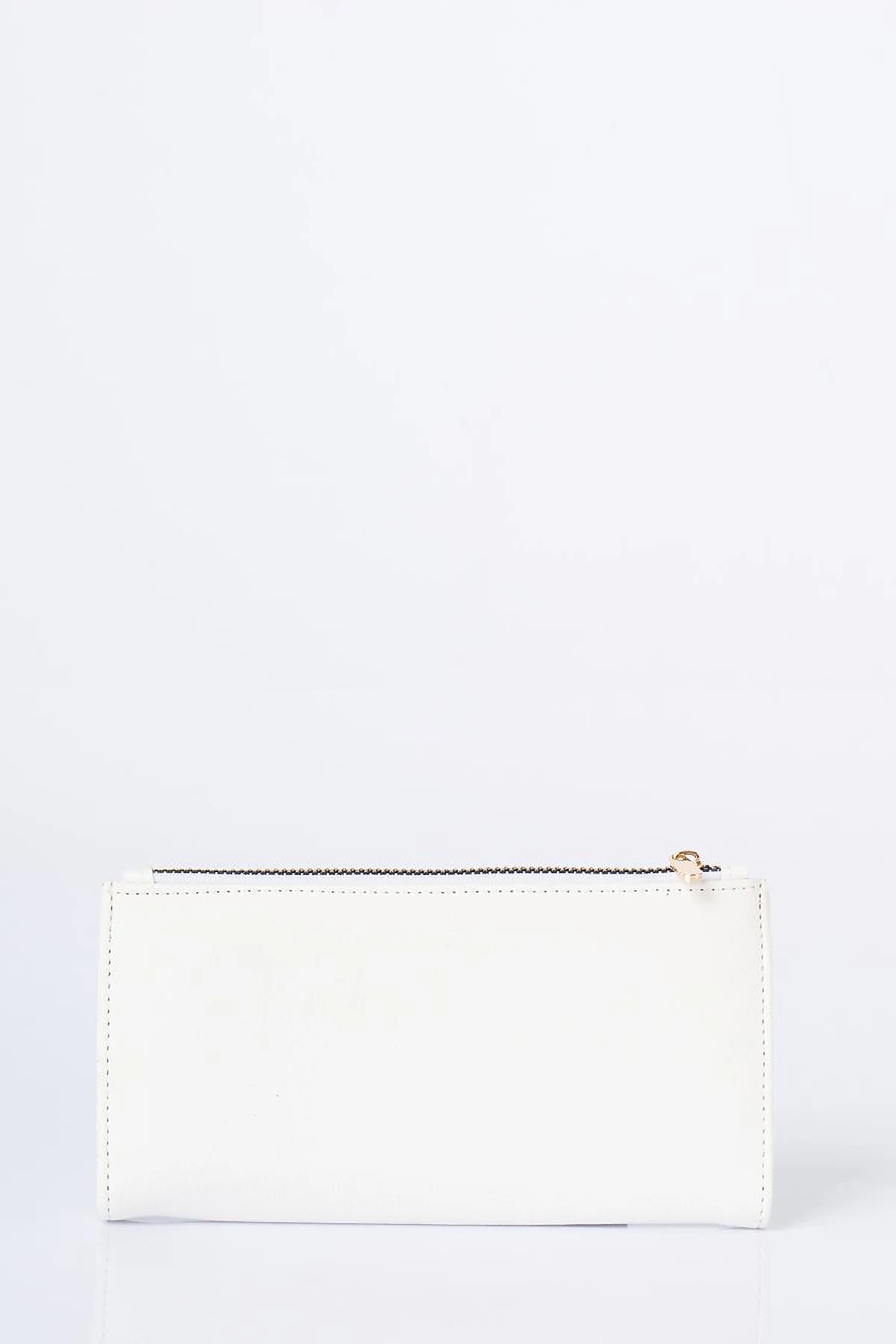 Magnetic Closure Wallet Optical White