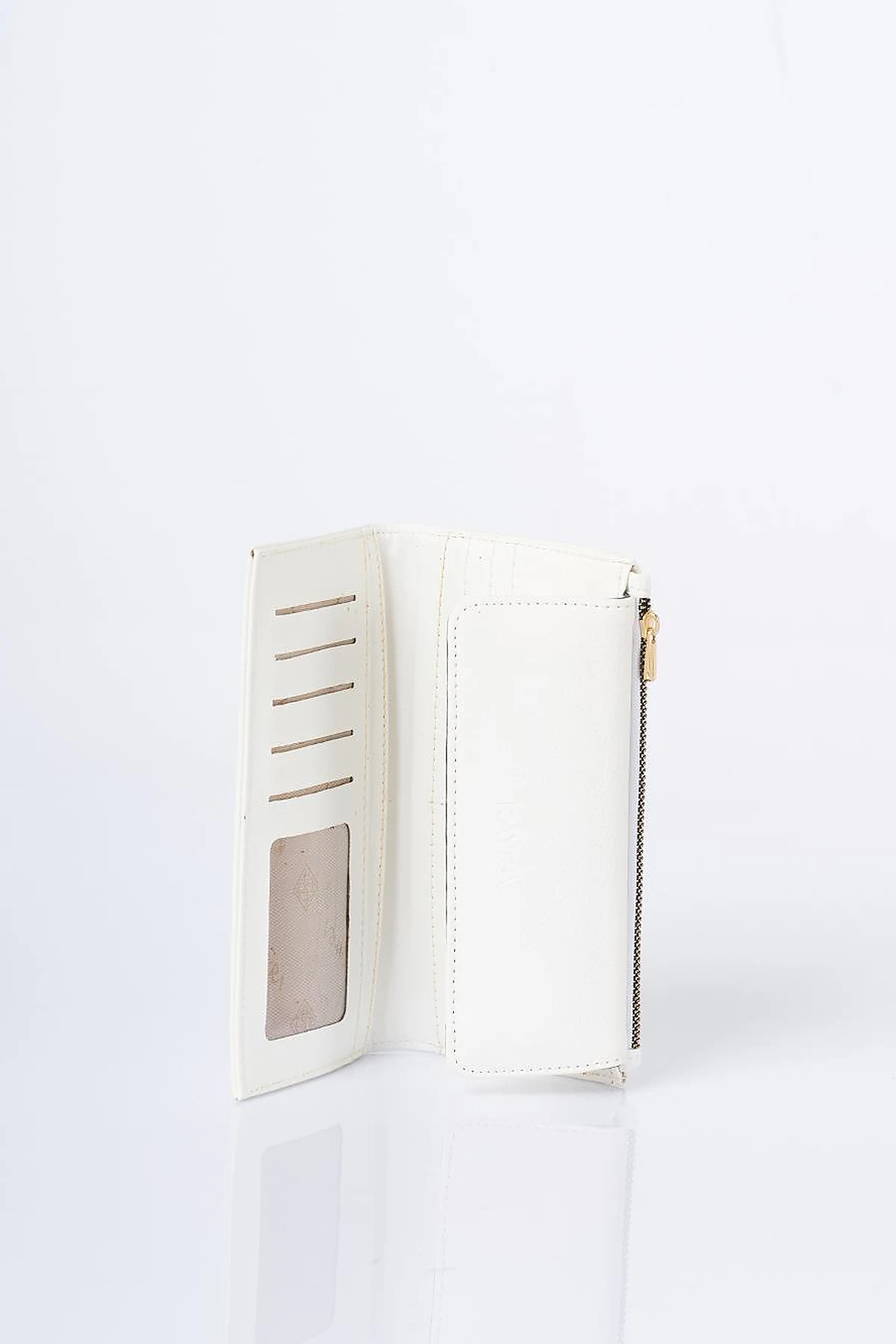 Magnetic Closure Wallet Optical White