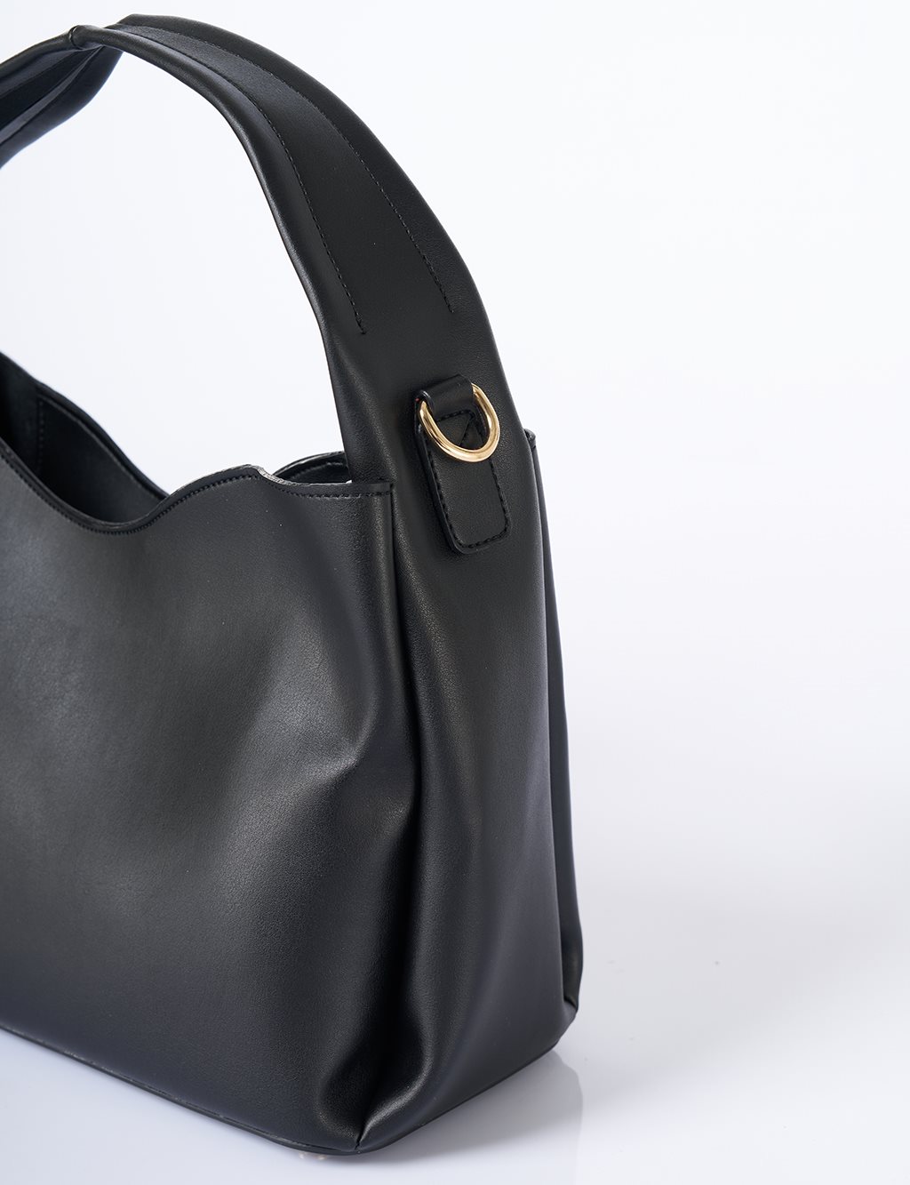 Formlu Shopper Çanta Siyah