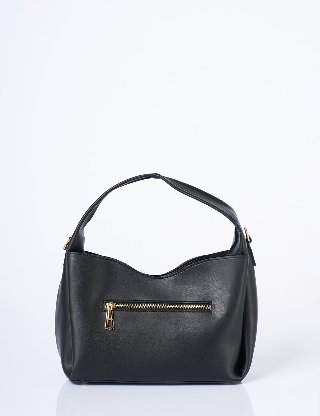 Formlu Shopper Çanta Siyah