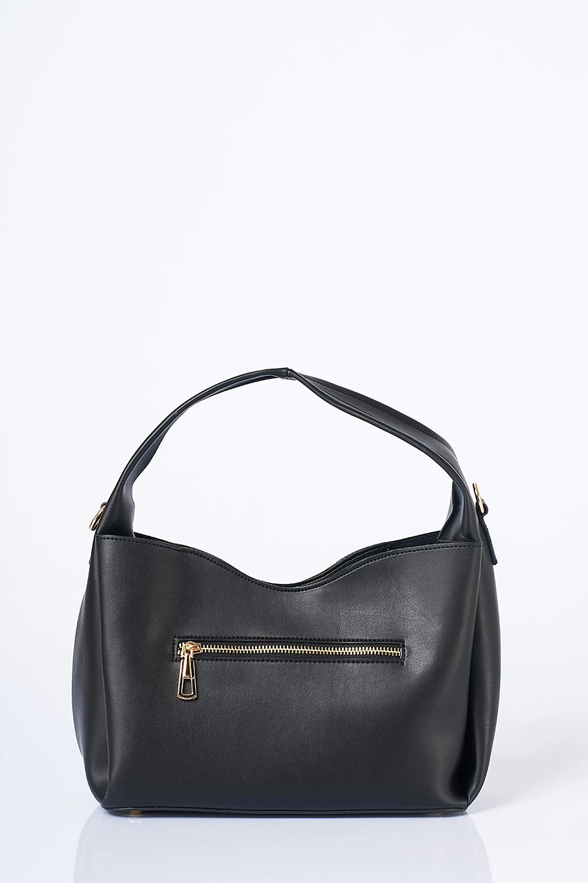 Structured Shopper Bag Black