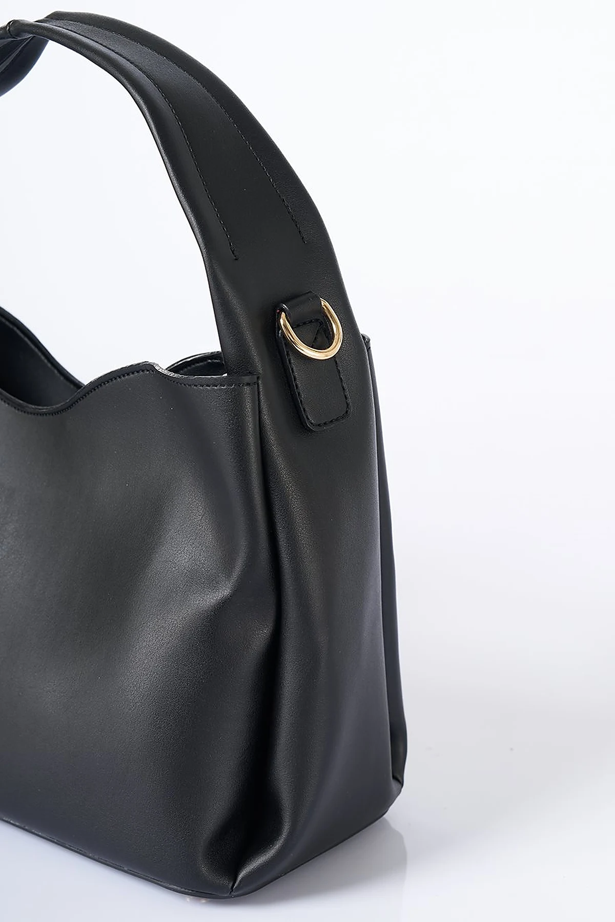 Structured Shopper Bag Black