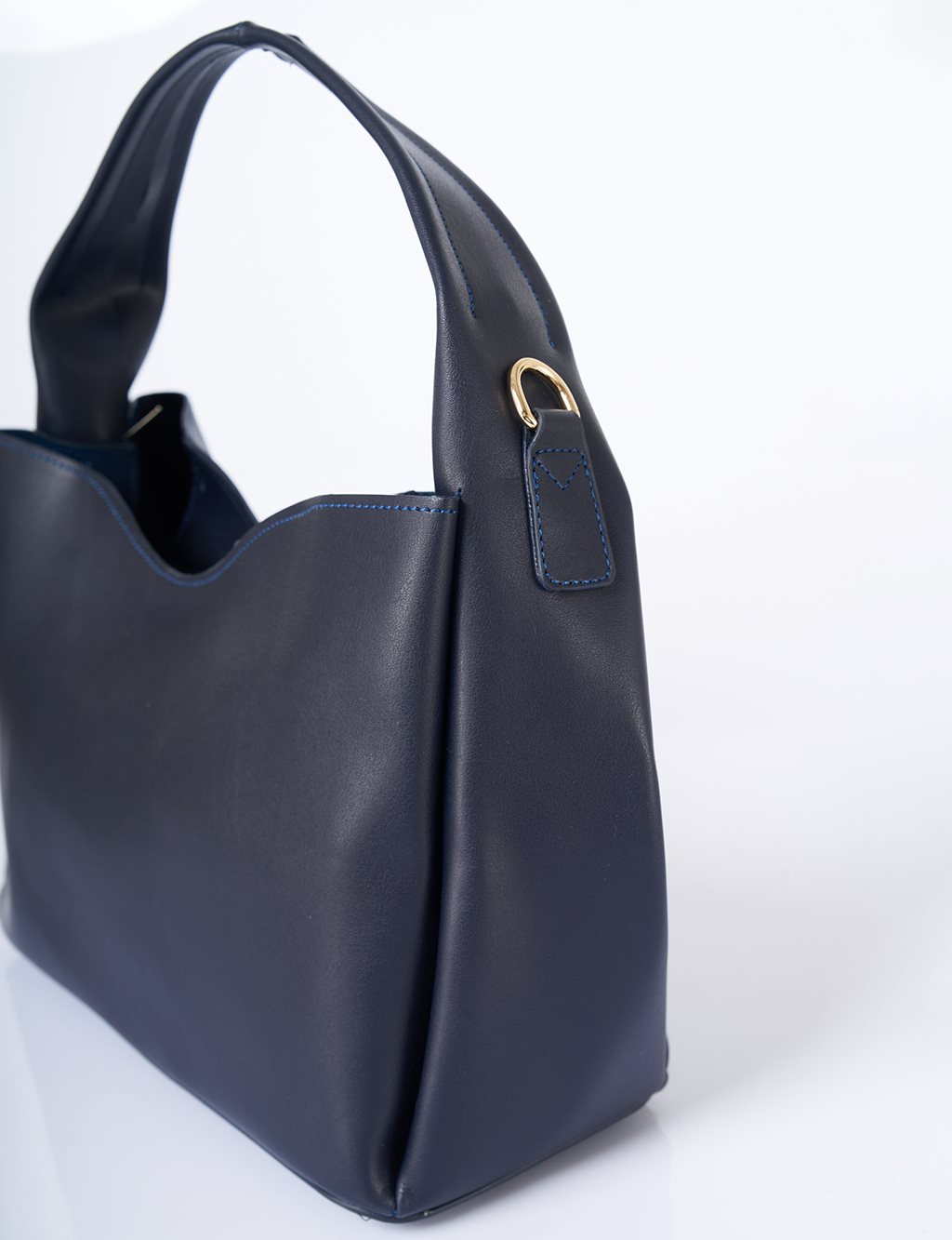 Structured Shopper Bag Navy