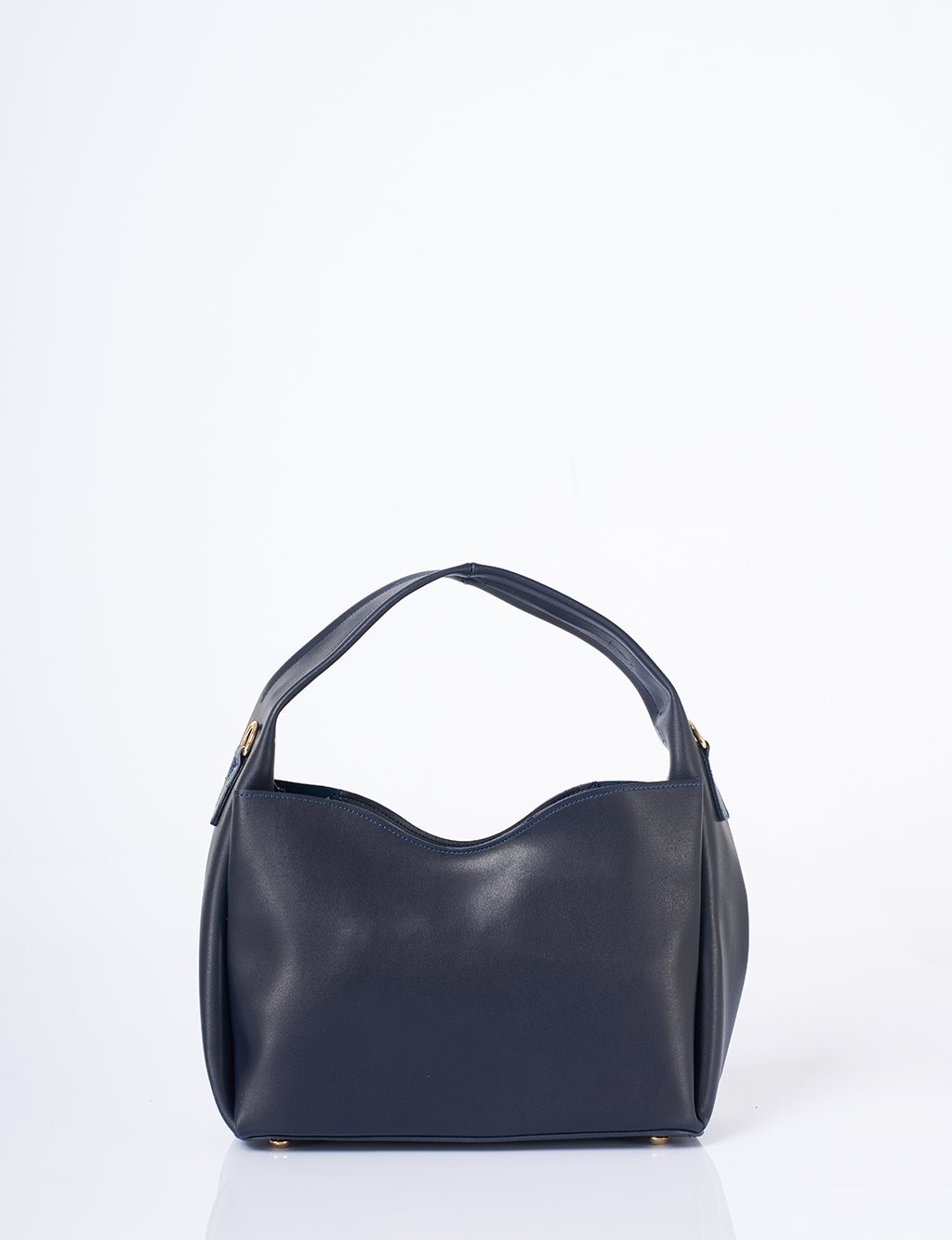 Structured Shopper Bag Navy