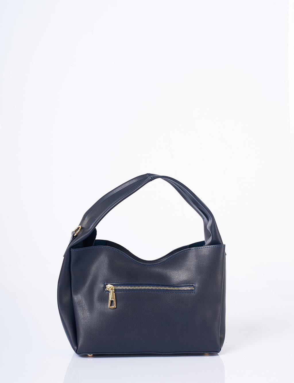 Structured Shopper Bag Navy