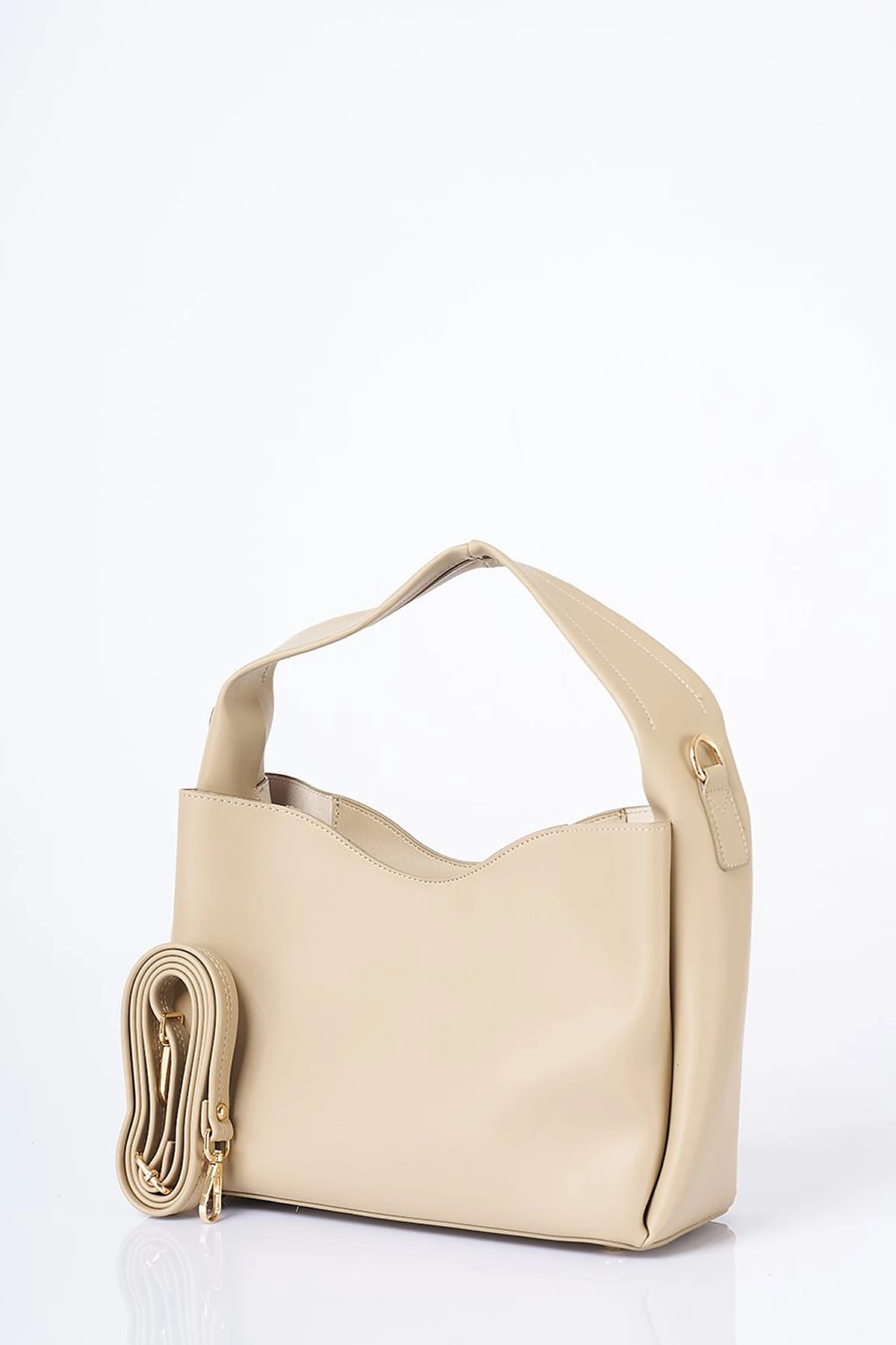 Structured Shopper Bag Cream