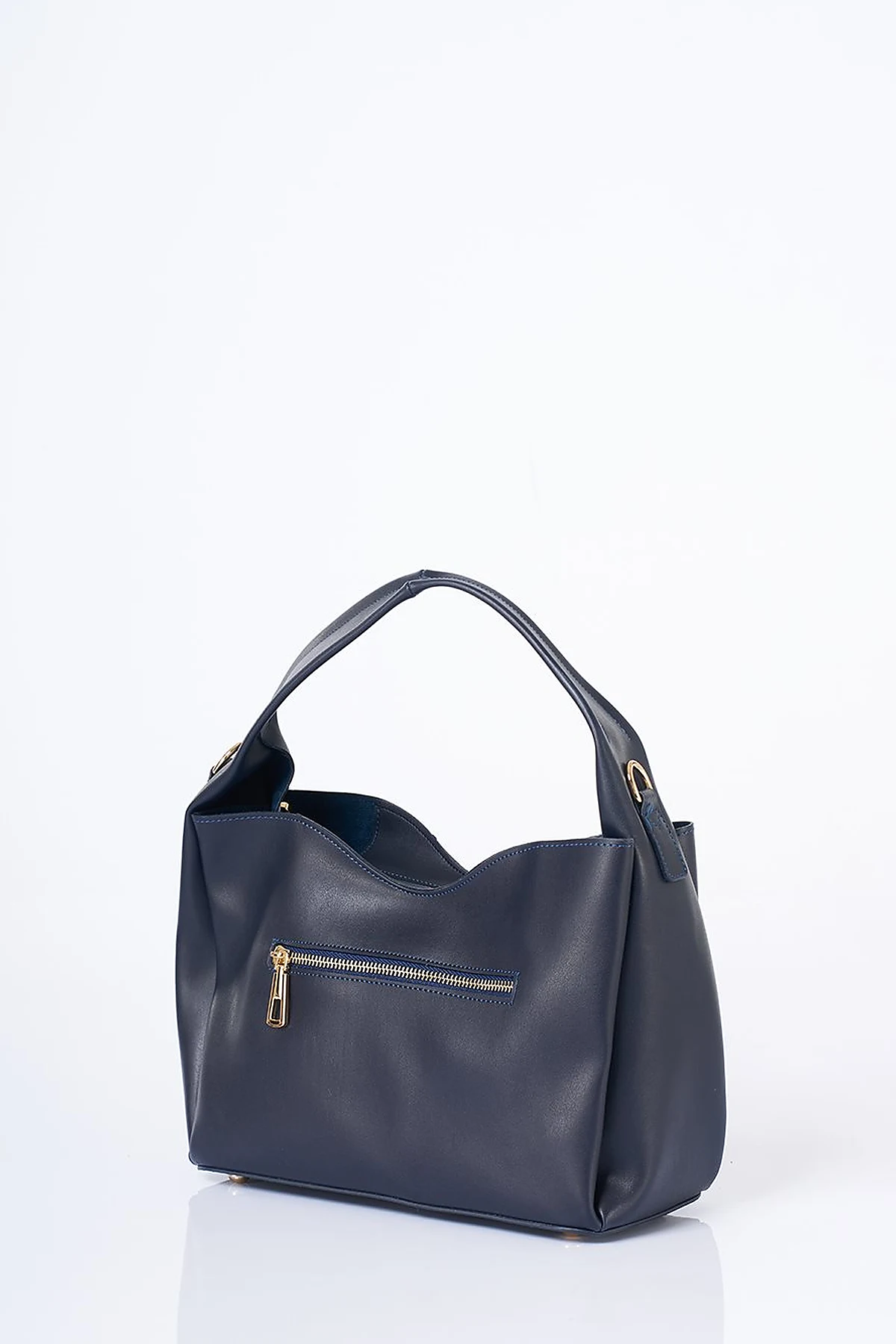Structured Shopper Bag Navy
