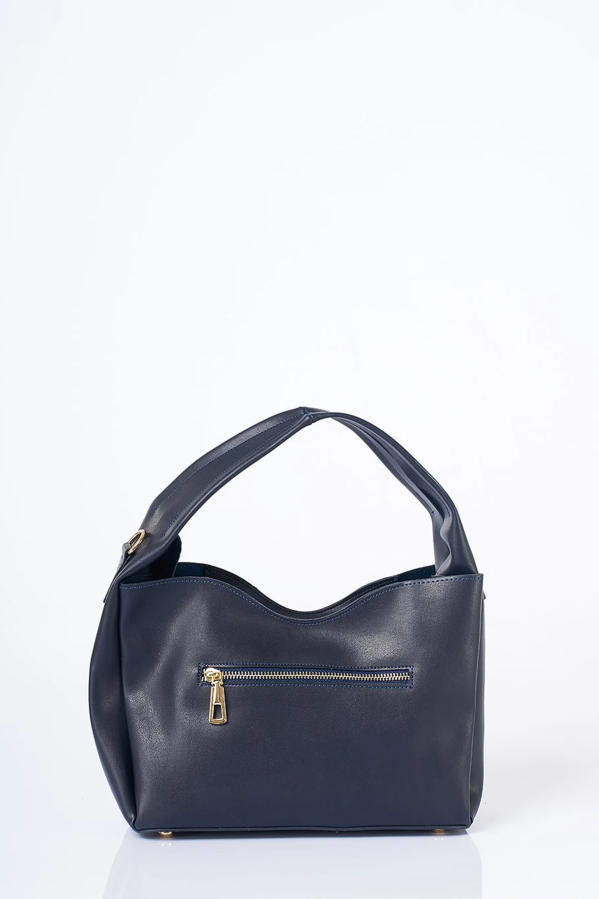 Structured Shopper Bag Navy