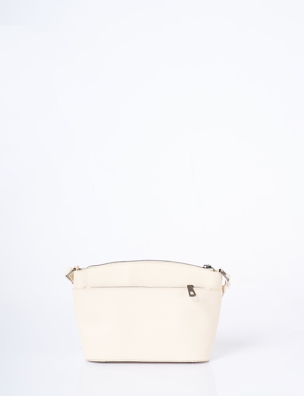 Multi-Compartment Faux Leather Bag Taupe