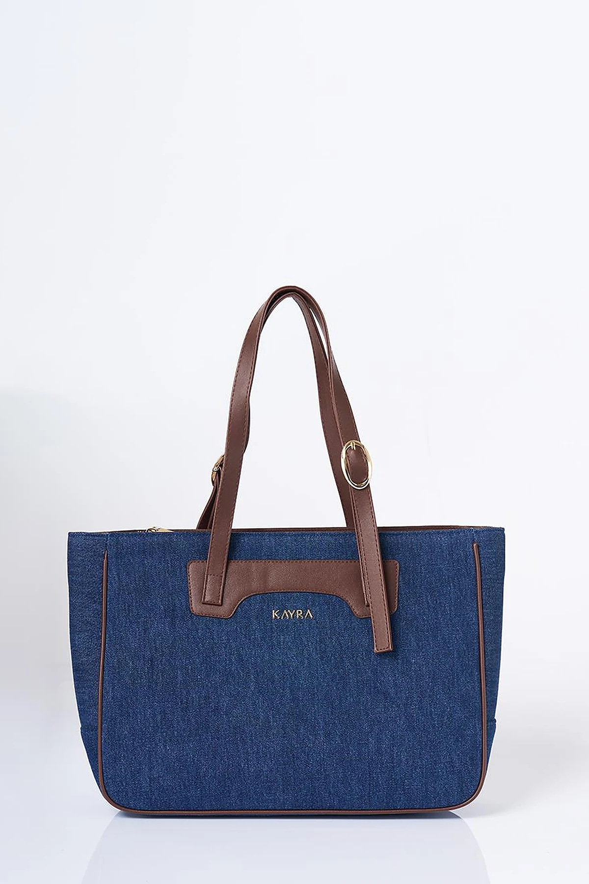 Logo Denim Bag Navy Blue