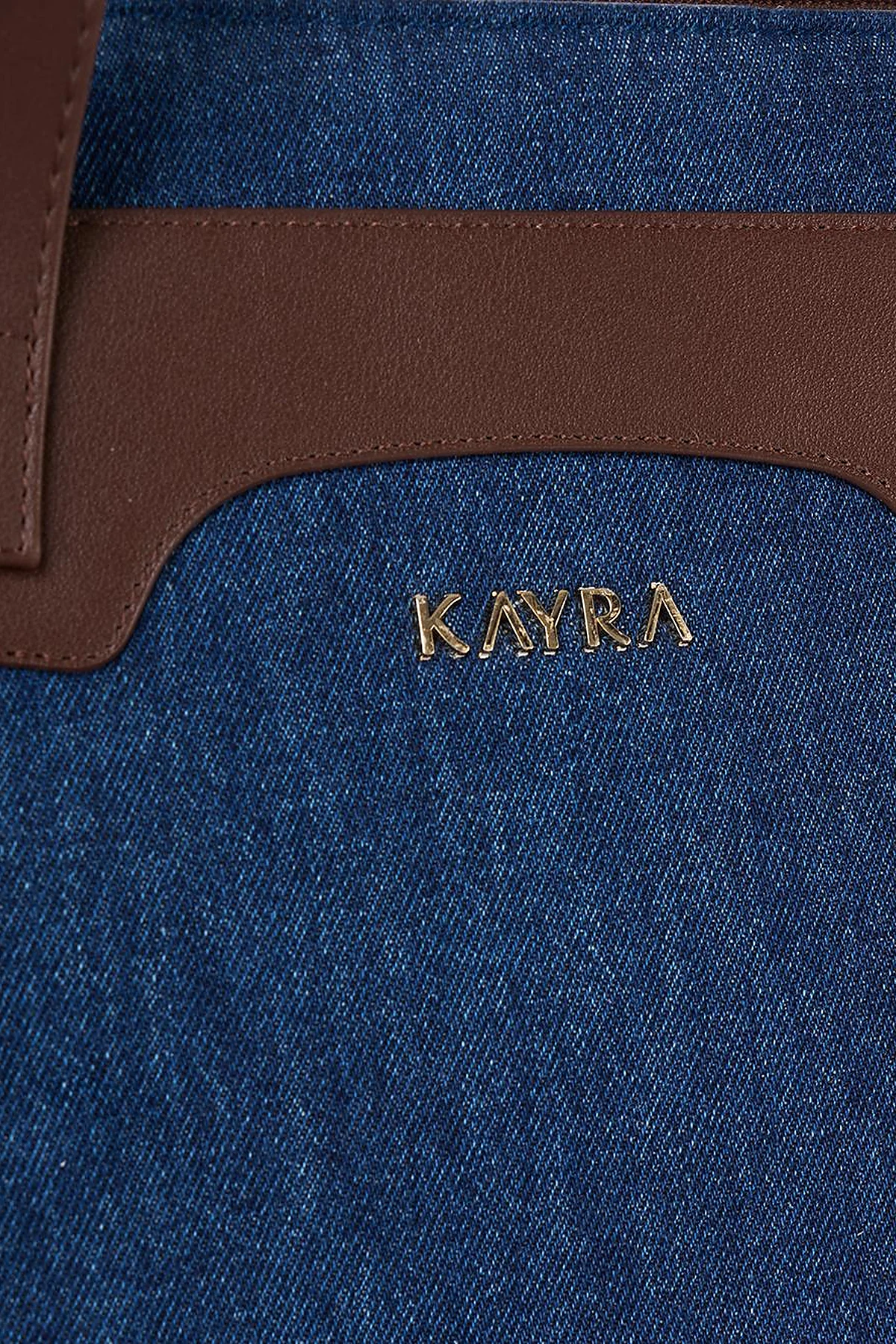 Logo Denim Bag Navy Blue