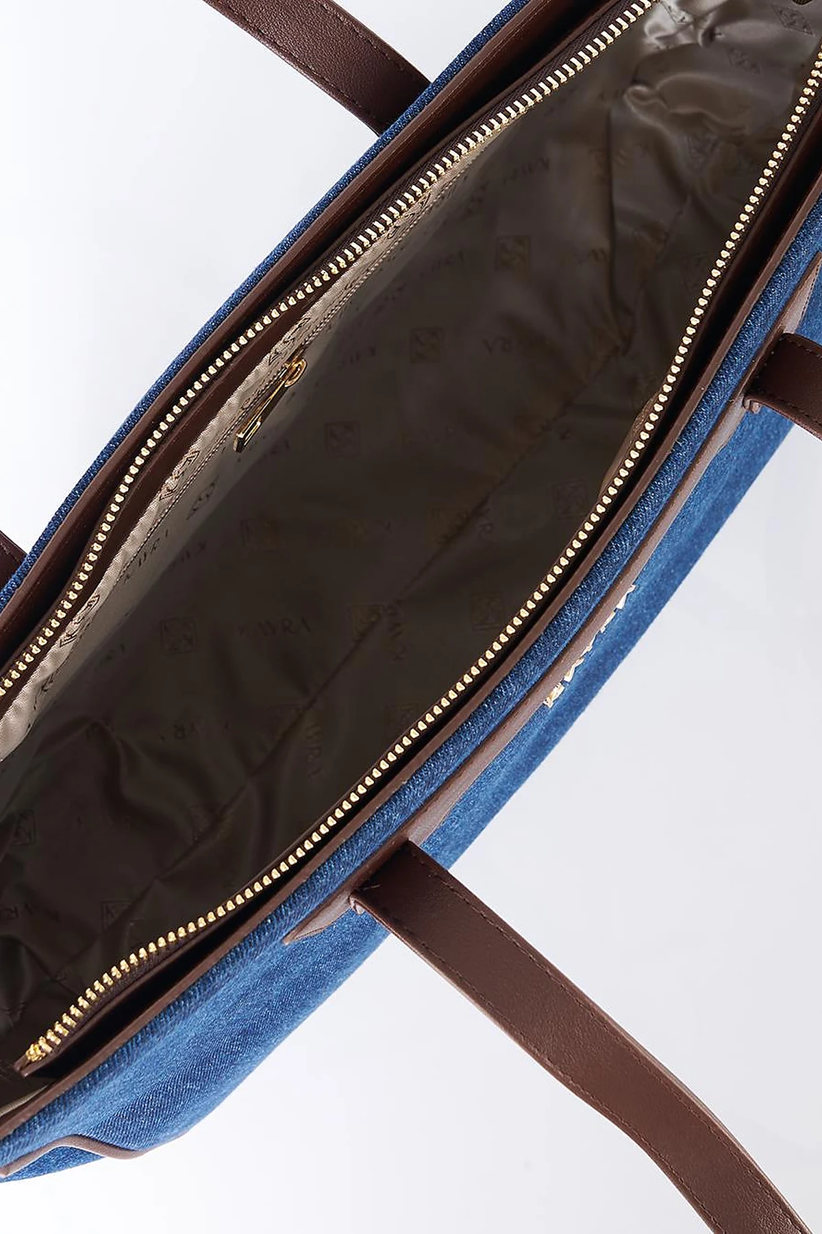Logo Denim Bag Navy Blue