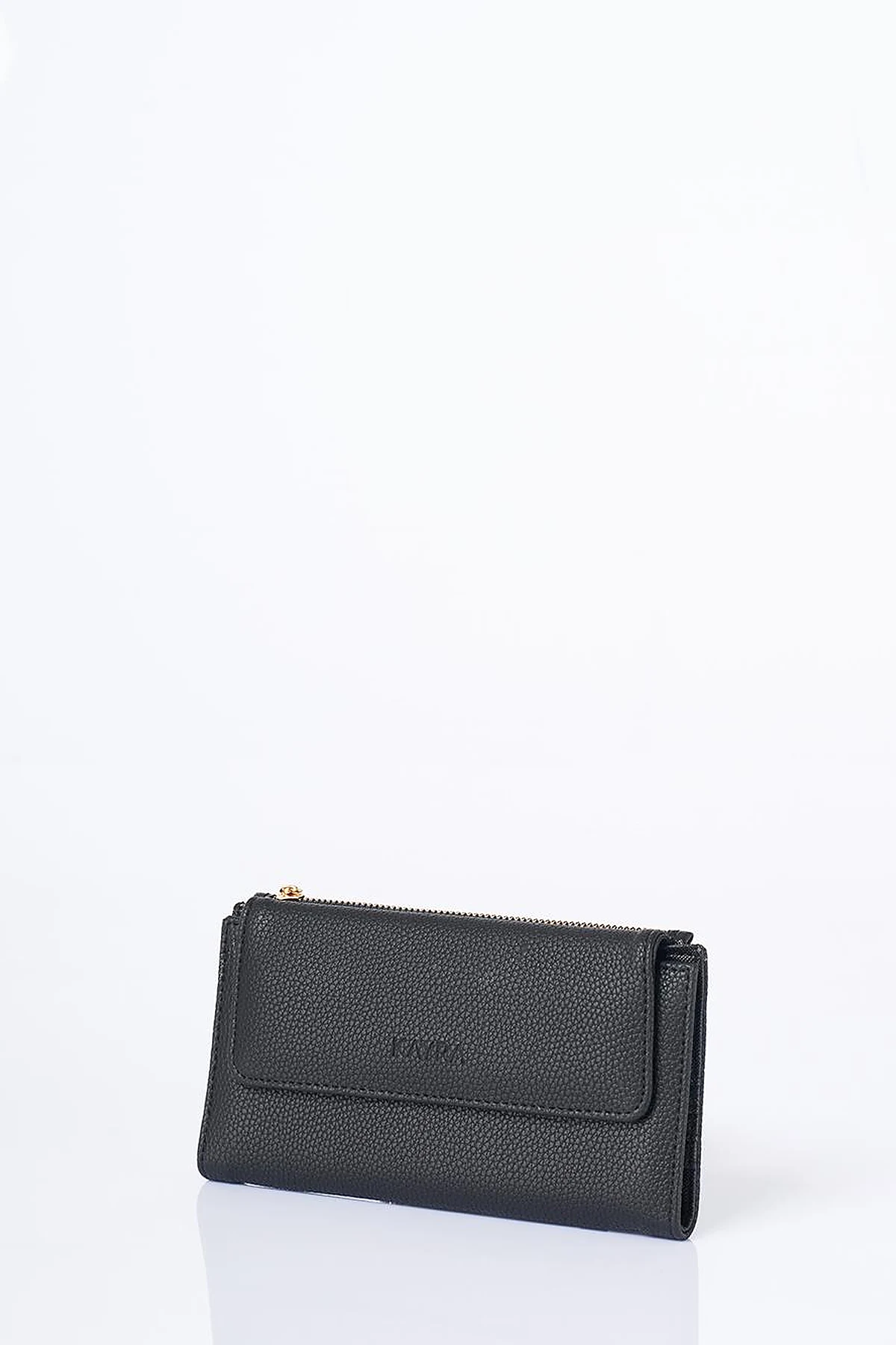 Magnetic Closure Wallet Black