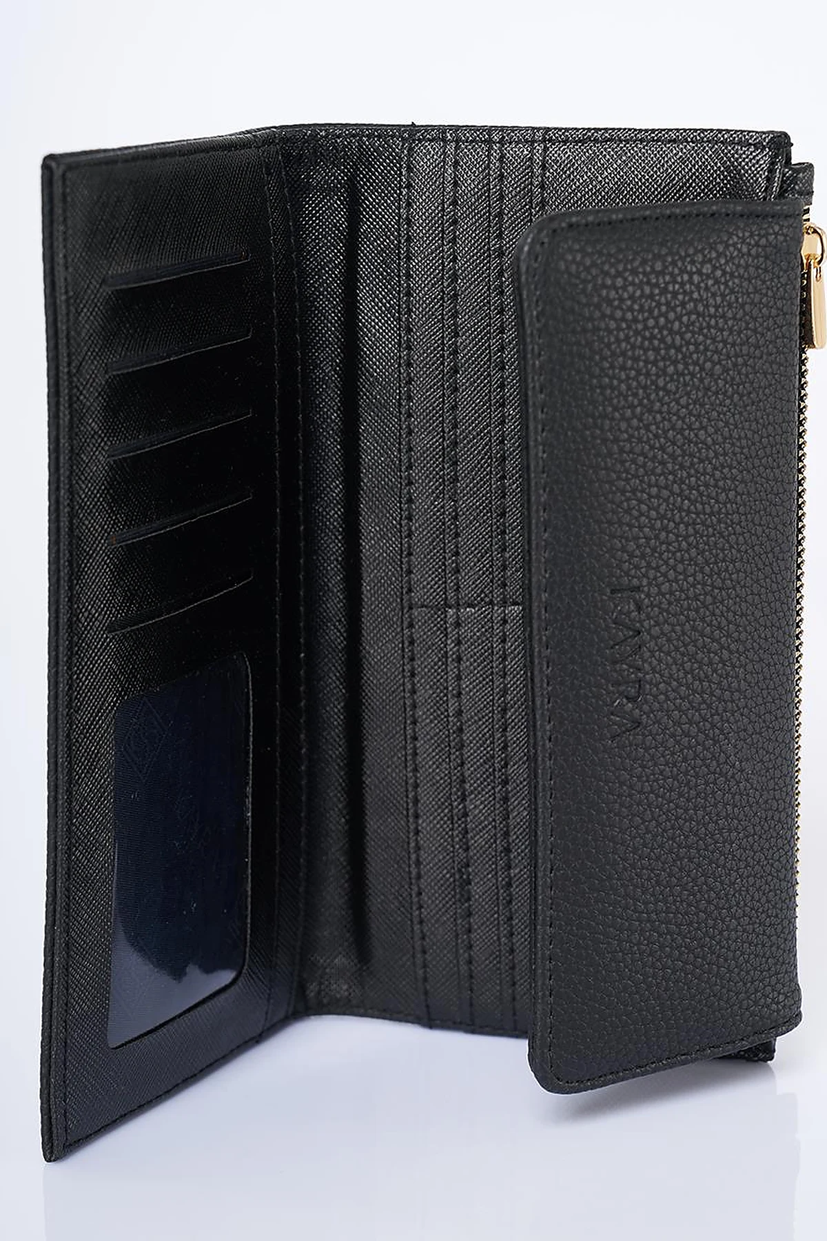 Magnetic Closure Wallet Black