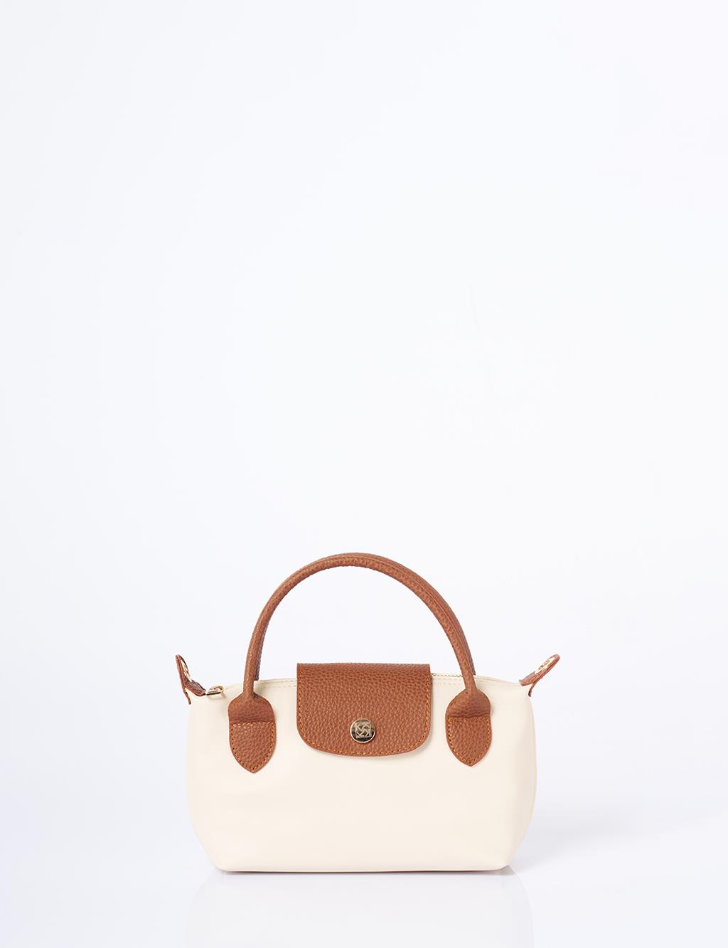 Small Fabric Bag Cream