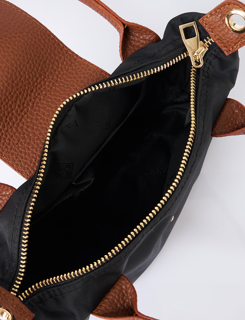 Medium Fabric Bag Black