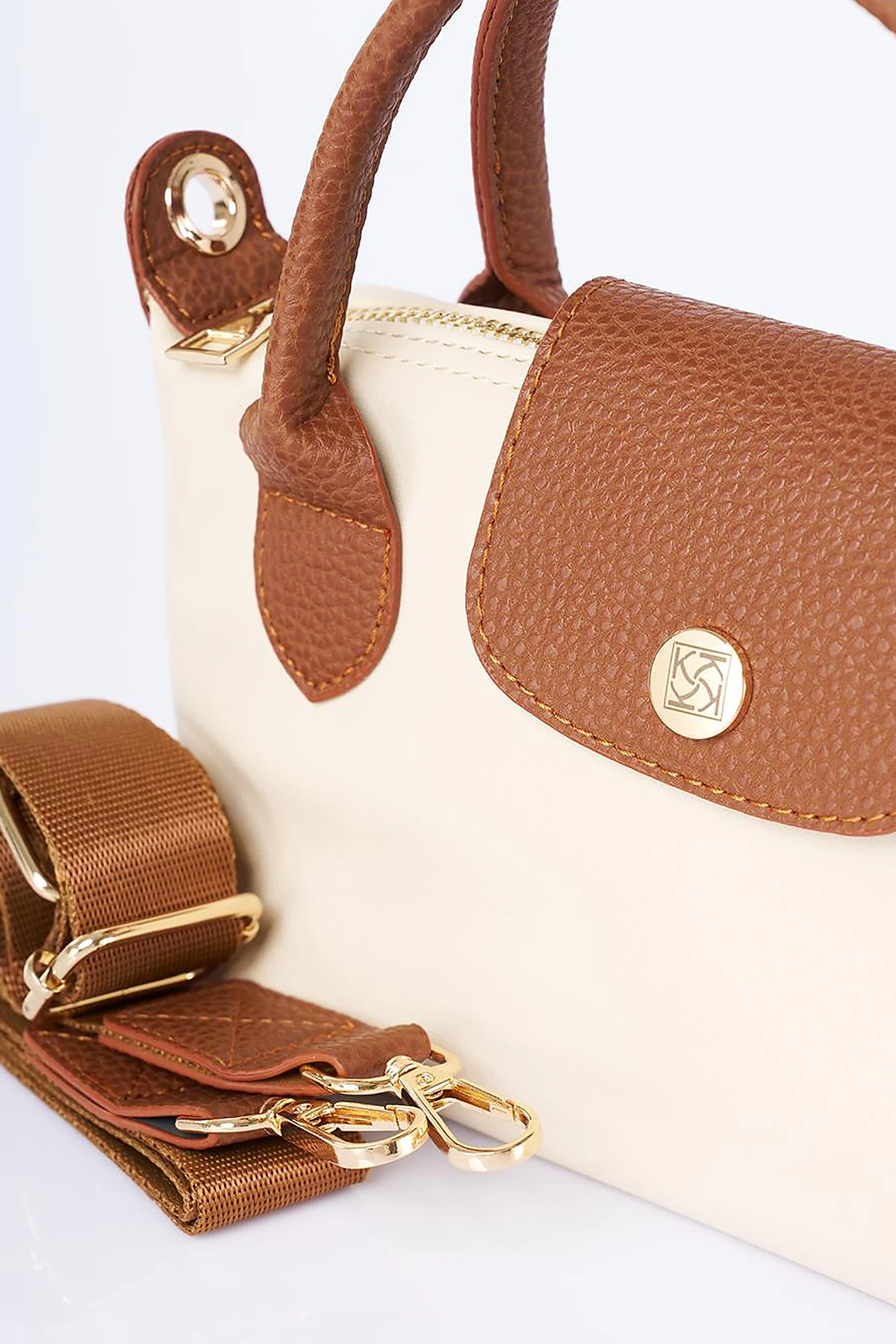 Small Fabric Bag Cream