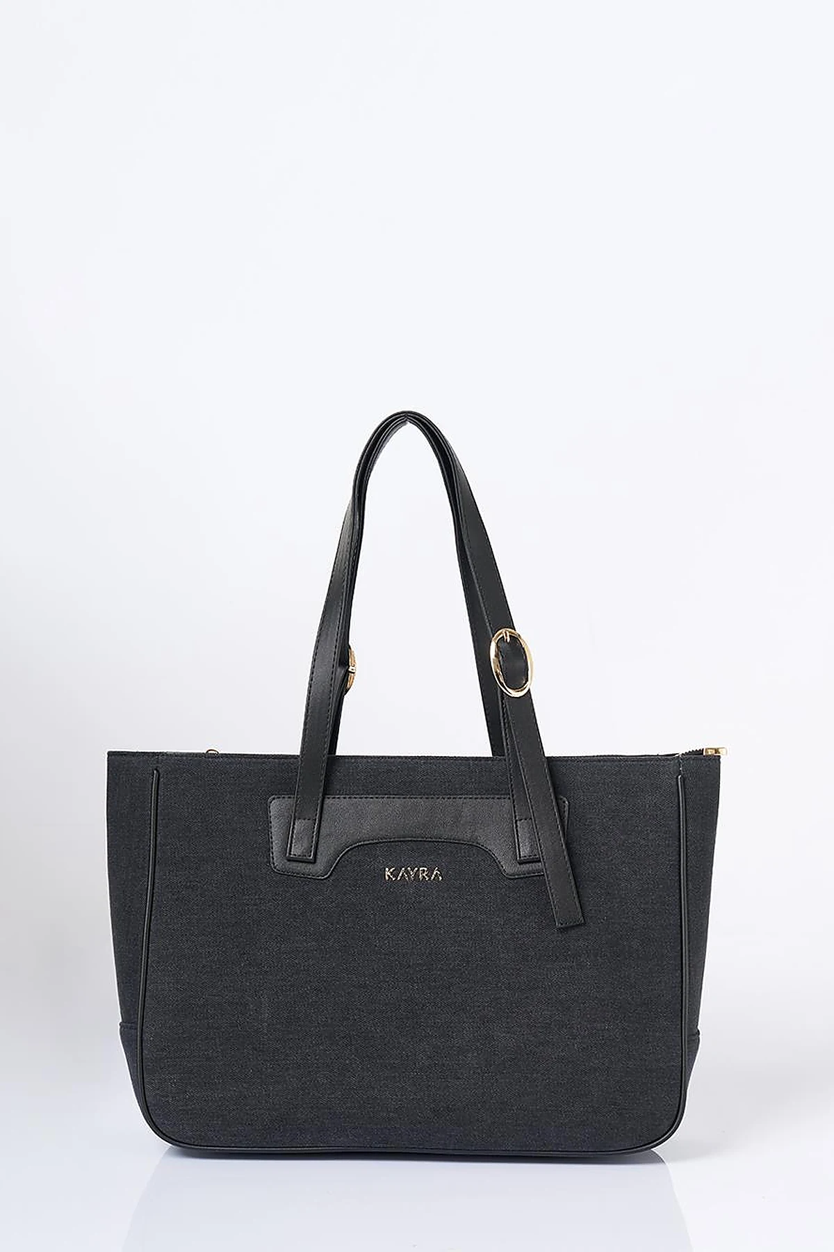 Logo Denim Bag Anthracite