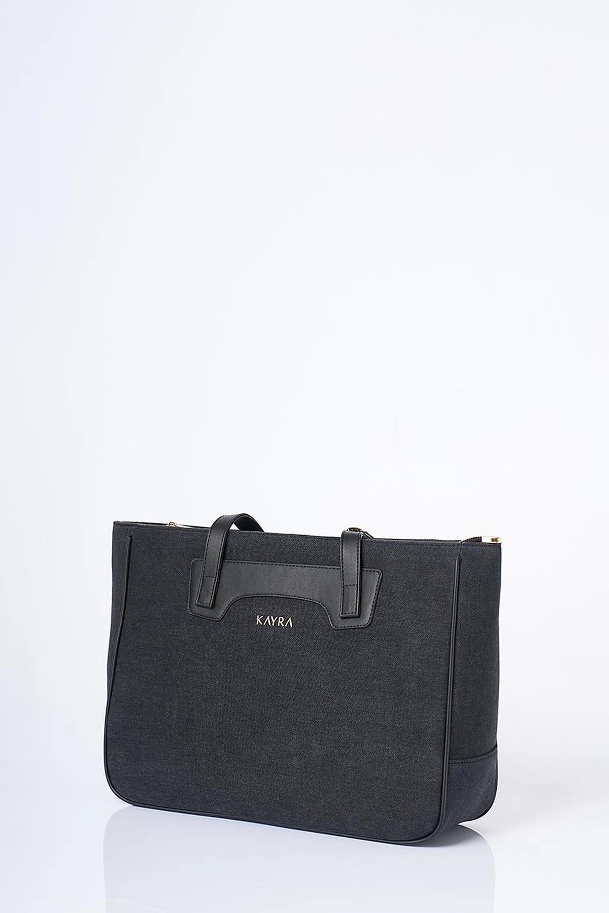 Logo Denim Bag Anthracite