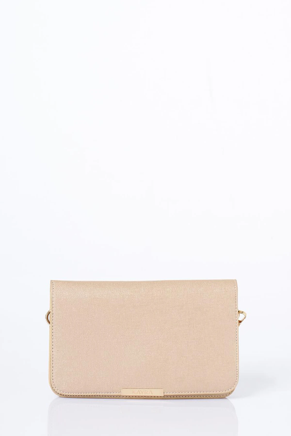 Flap Bag Wallet in Gold