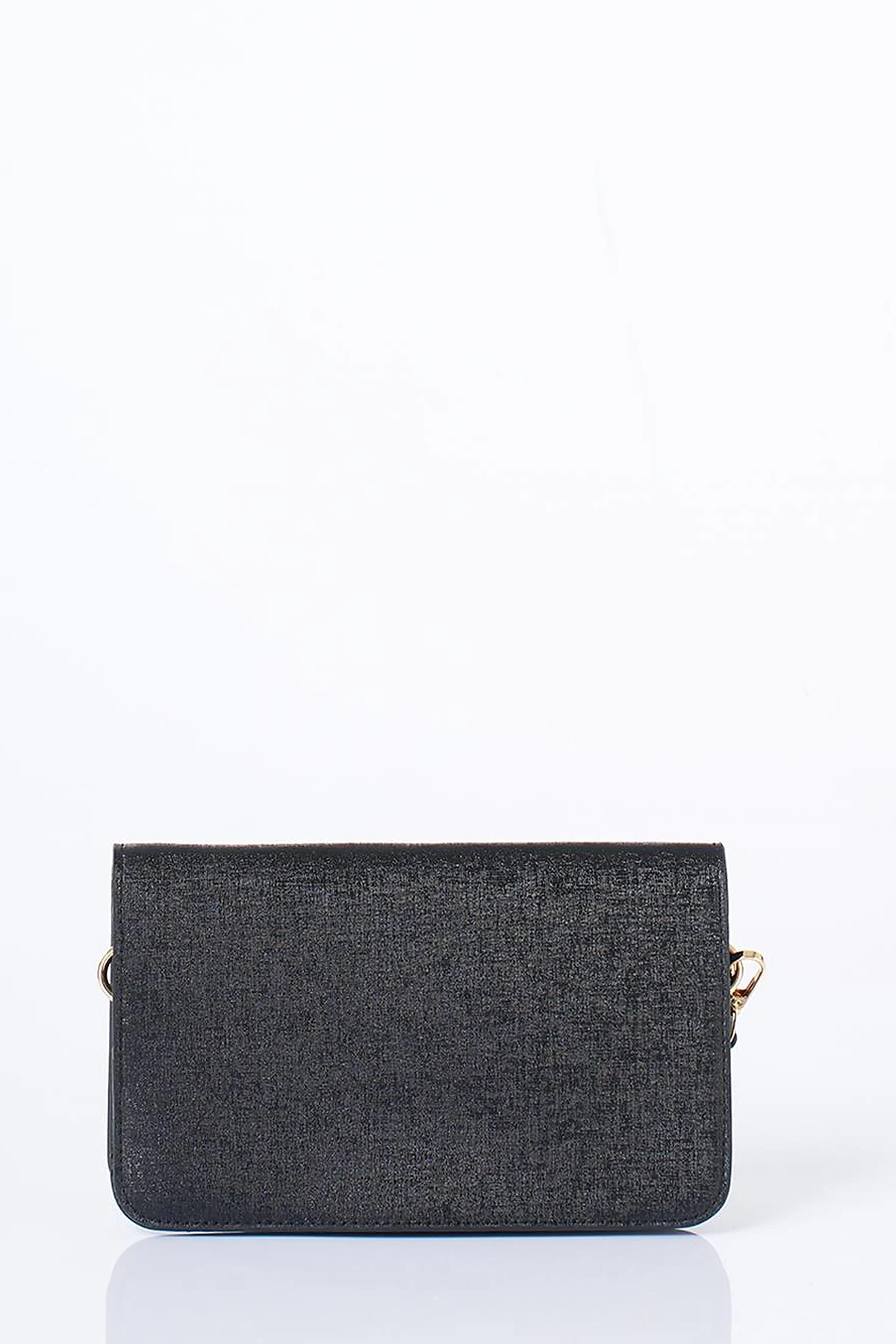 Flap Bag Wallet in Black