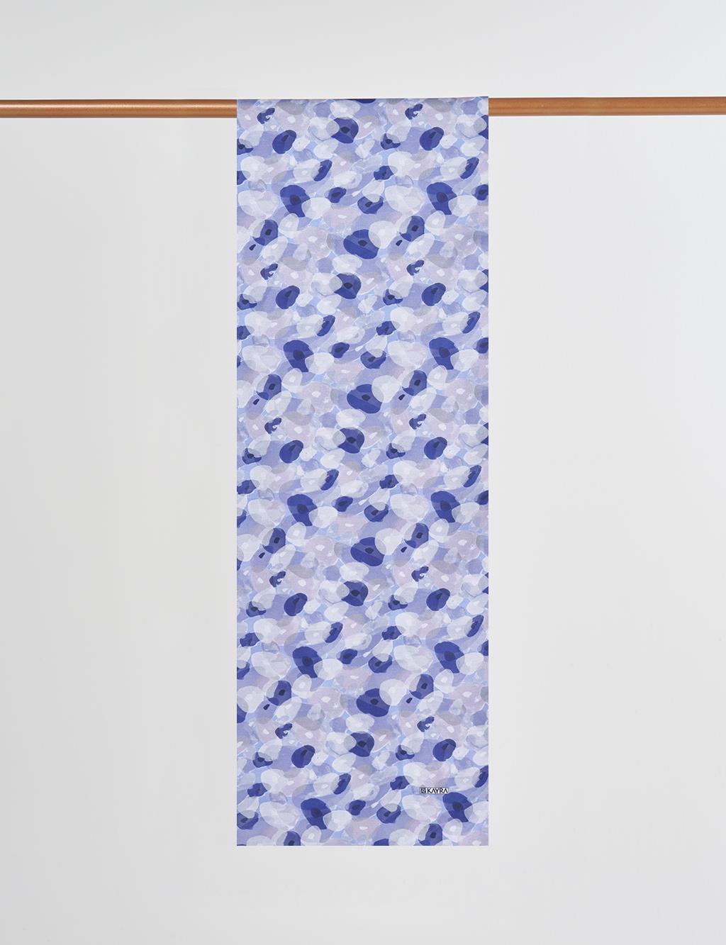 Abstract Pattern Shawl in Lilac