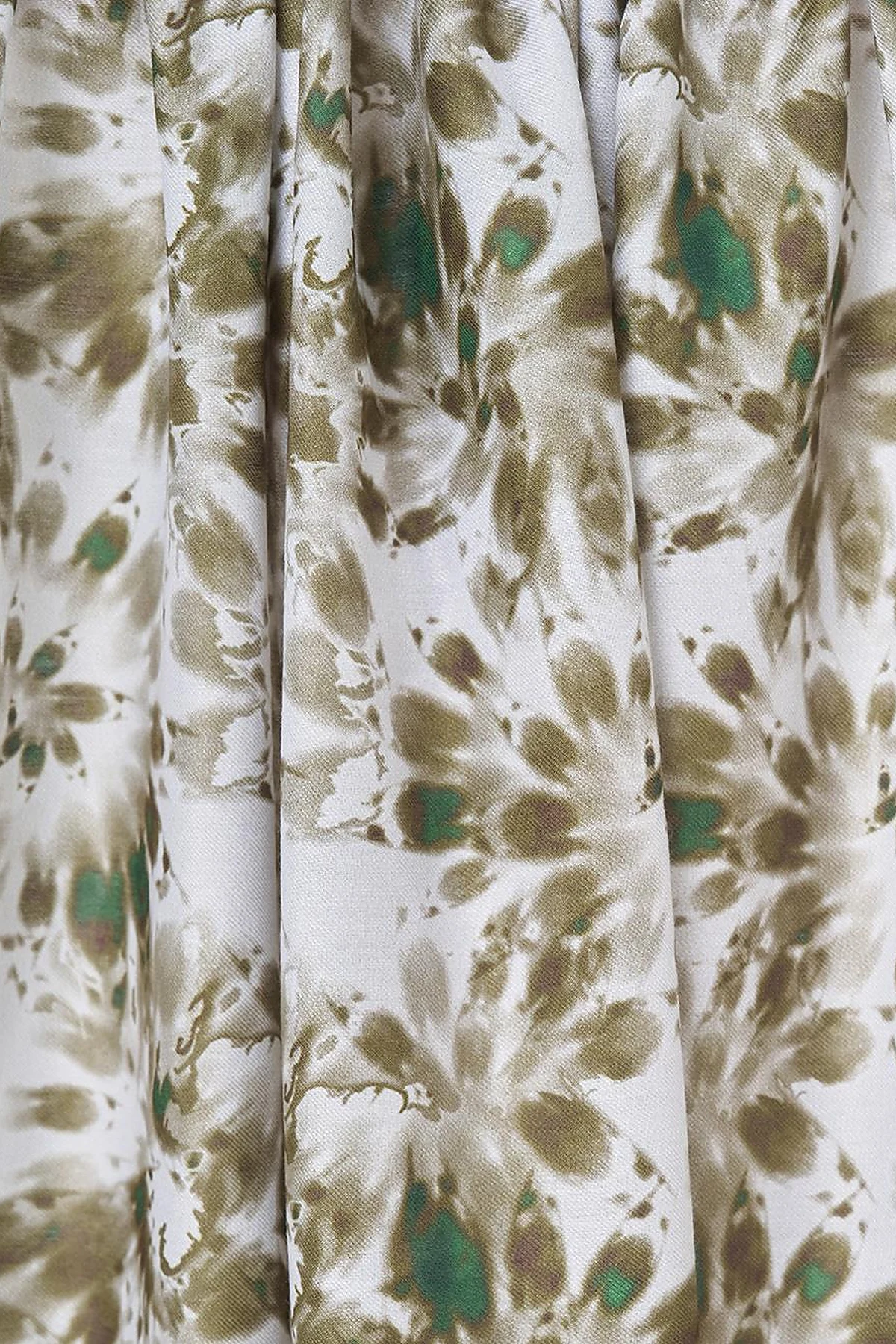 Batik Desen Dijital Baskı Şal Çağla Yeşili 
