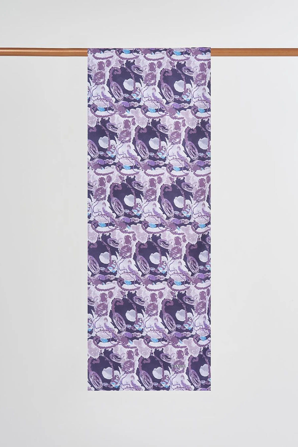 Batik Pattern Shawl in Purple