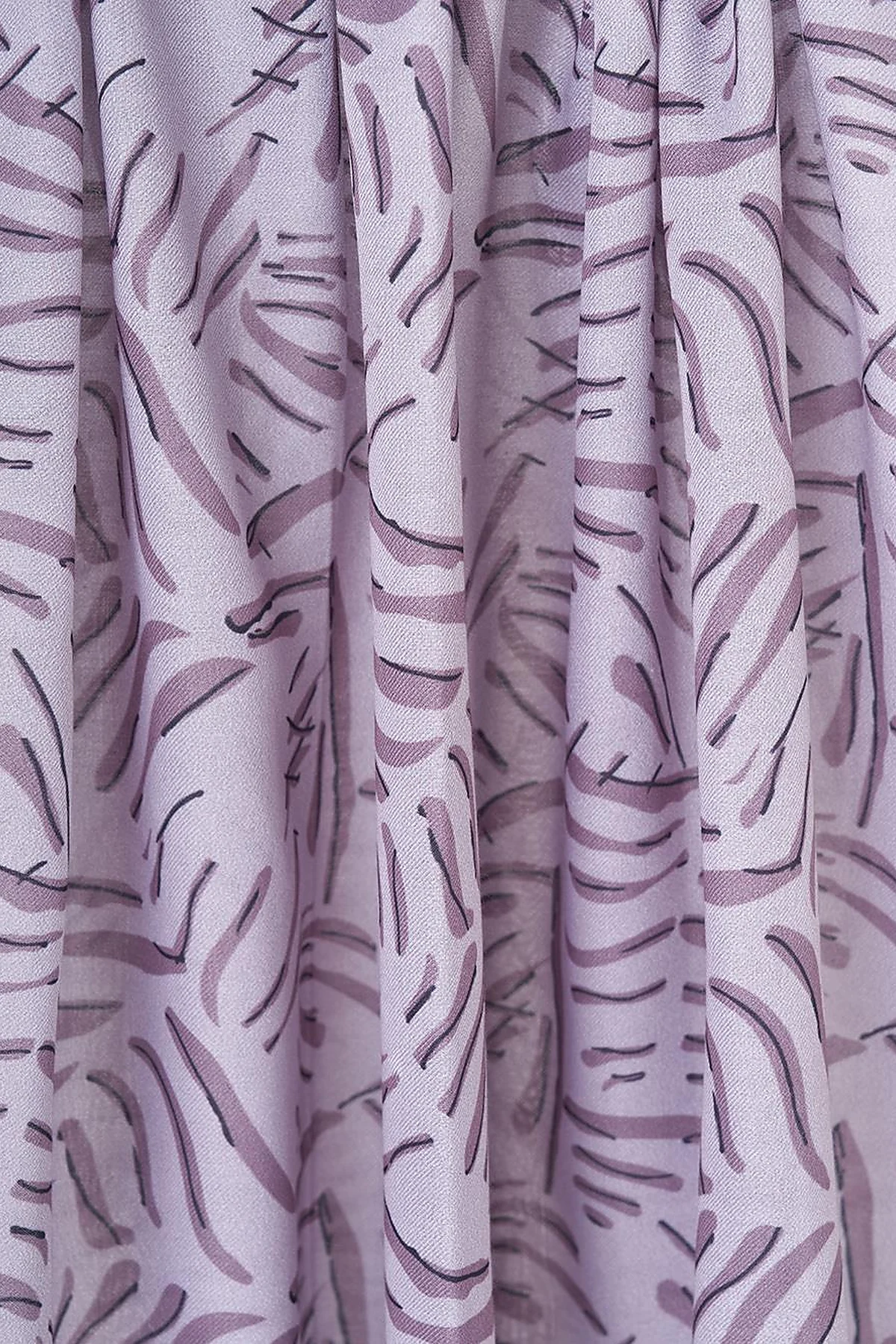 Abstract Pattern Digital Printed Shawl Gray