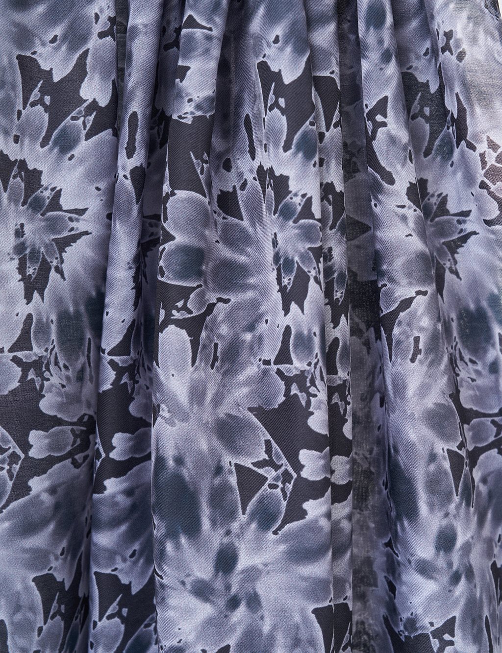 Batik Pattern Digital Printed Shawl Black