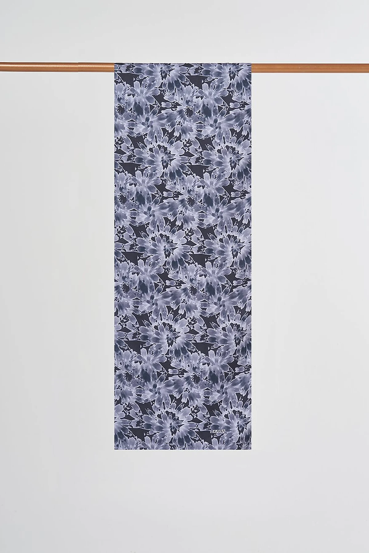 Batik Desen Dijital Baskı Şal Siyah