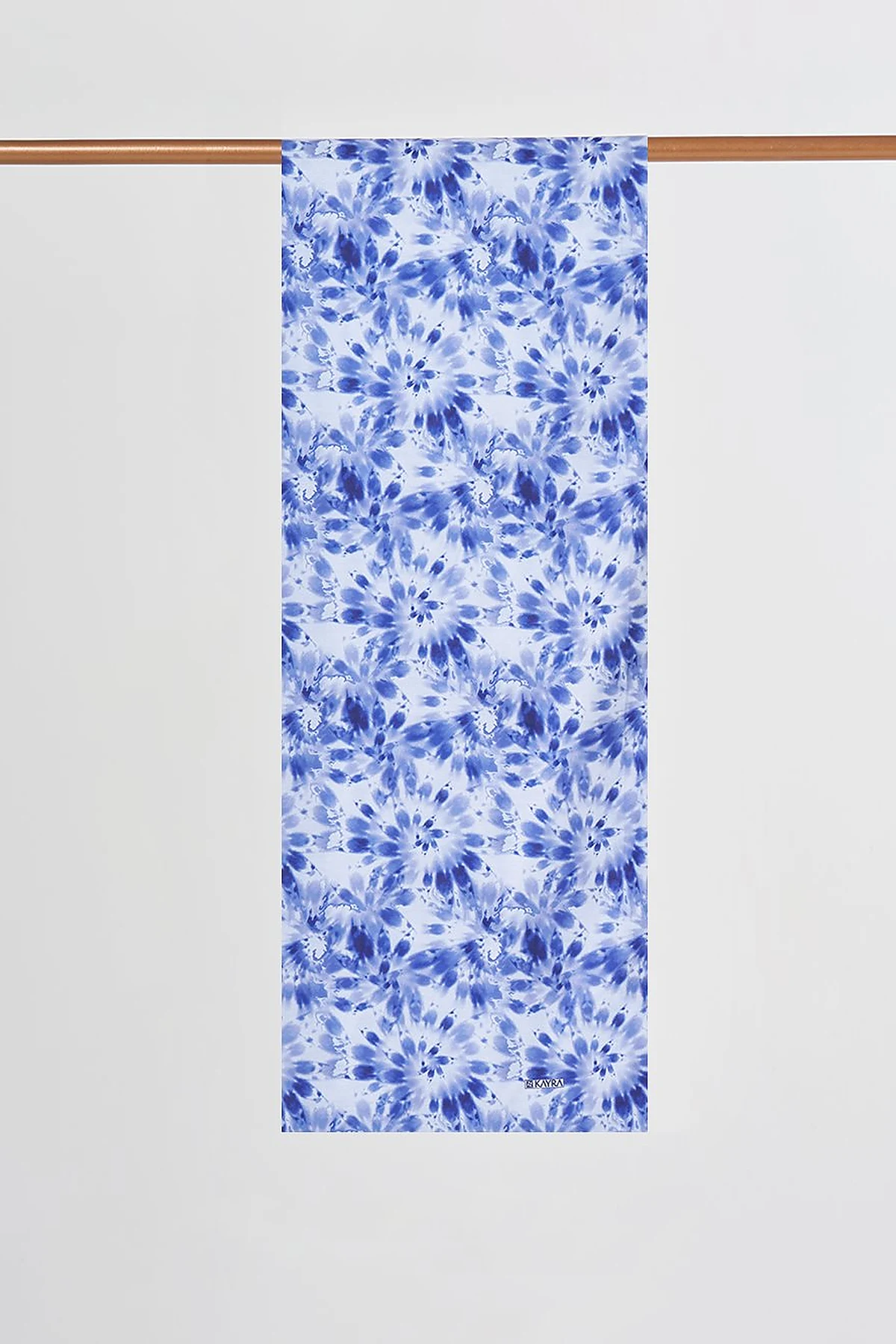 Batik Desen Dijital Baskı Şal İndigo