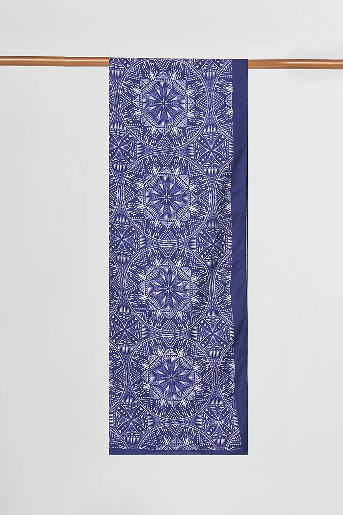Patterned Digital Printed Shawl Indigo